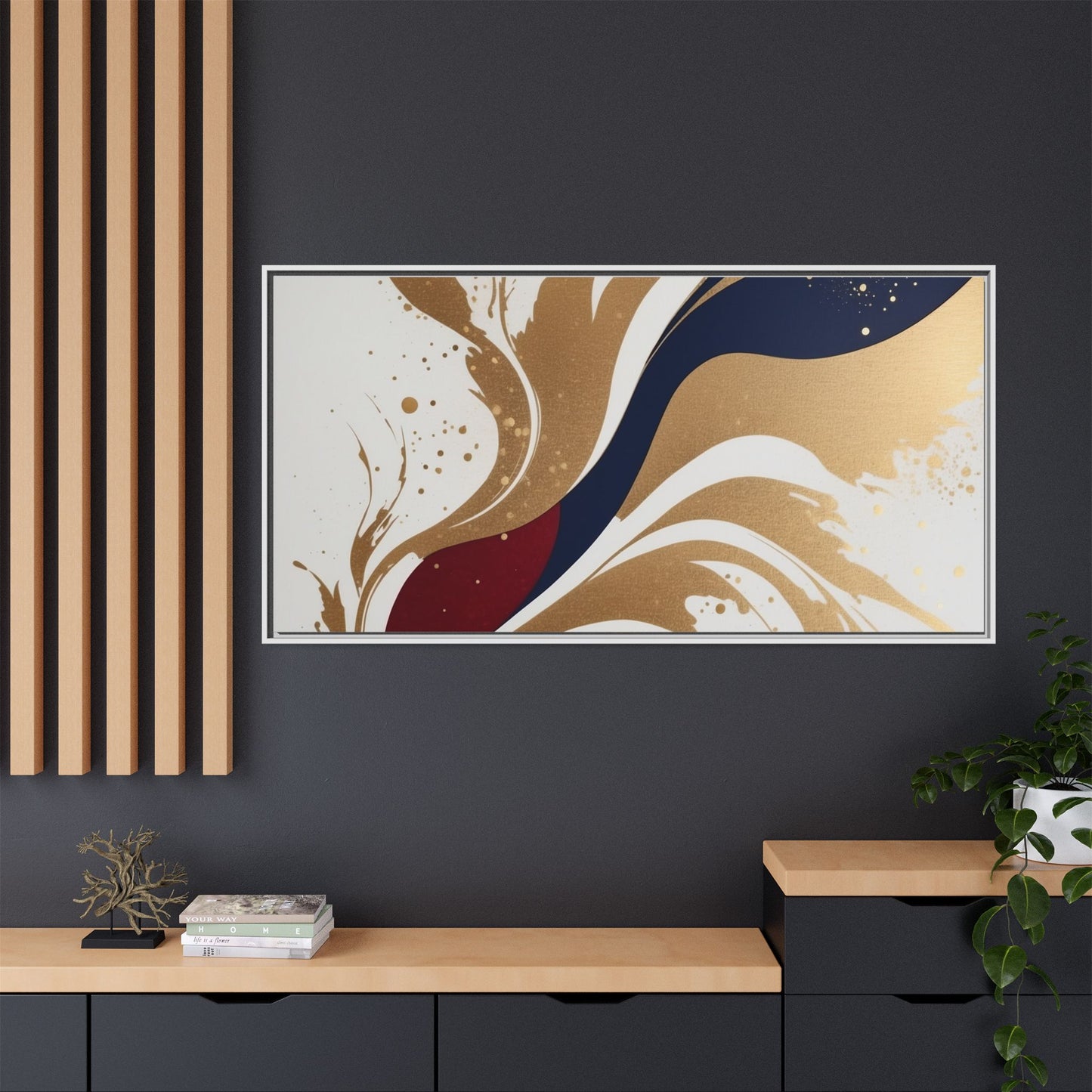 Matte Canvas, Framed (Multi-color)