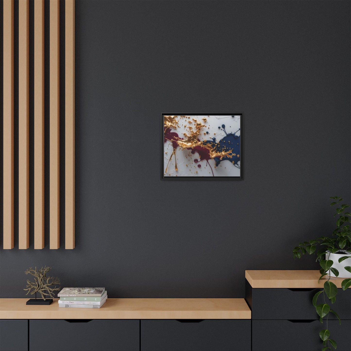 Matte Canvas, Framed (Multi-color)