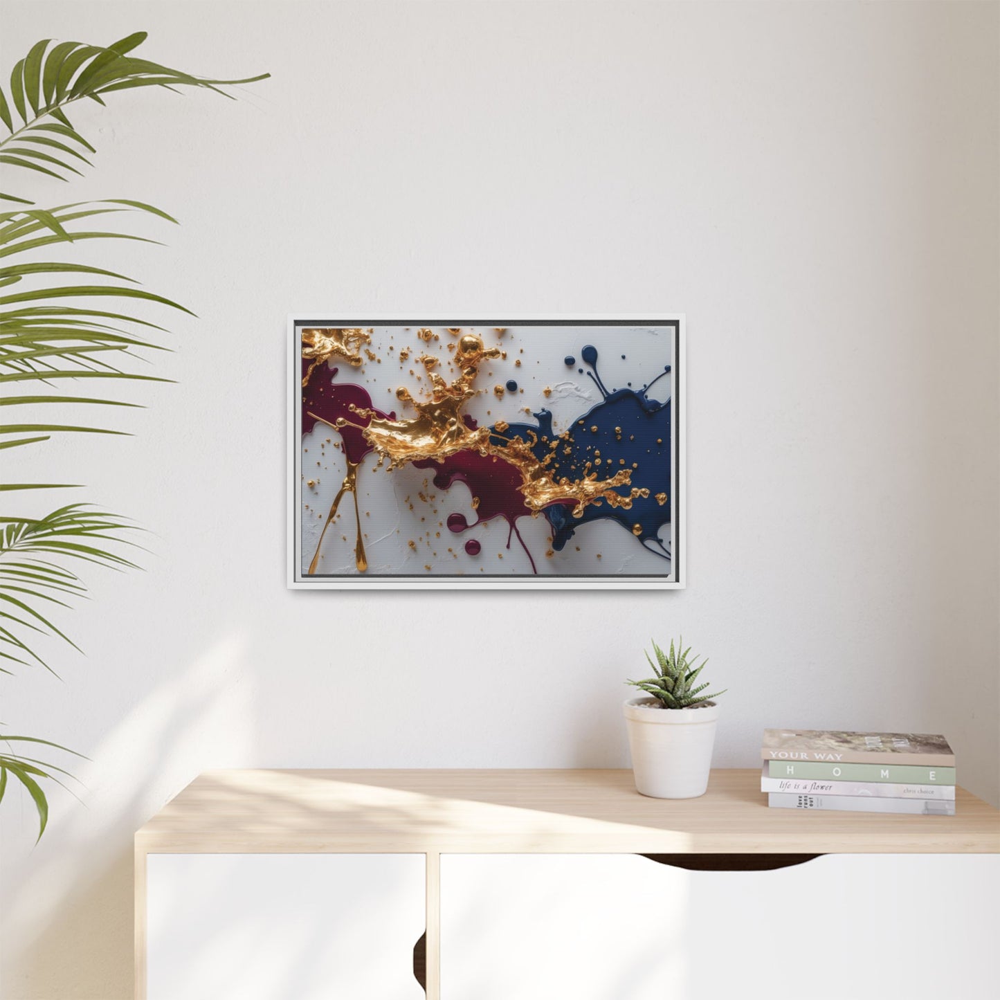Matte Canvas, Framed (Multi-color)