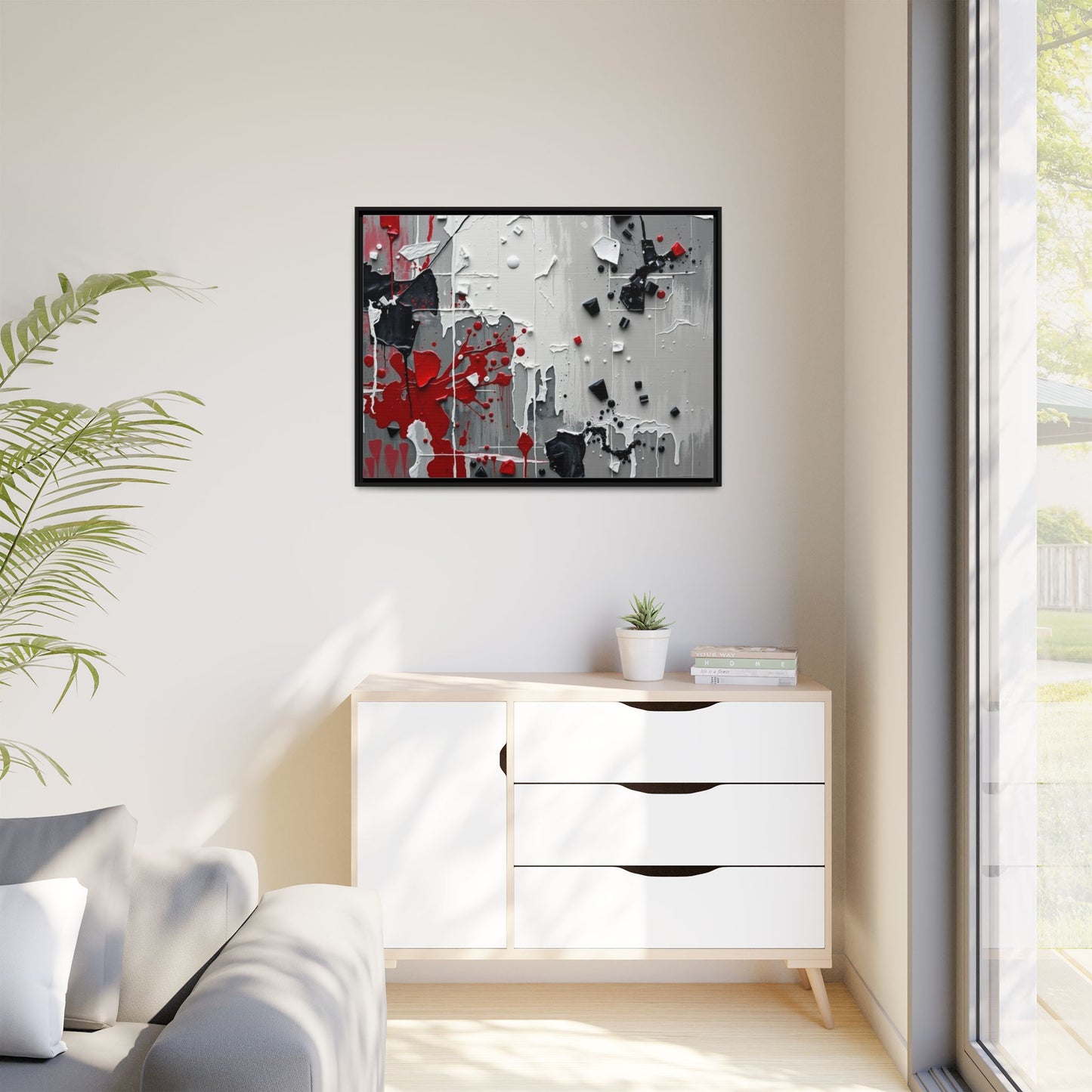 Matte Canvas, Framed (Multi-color)