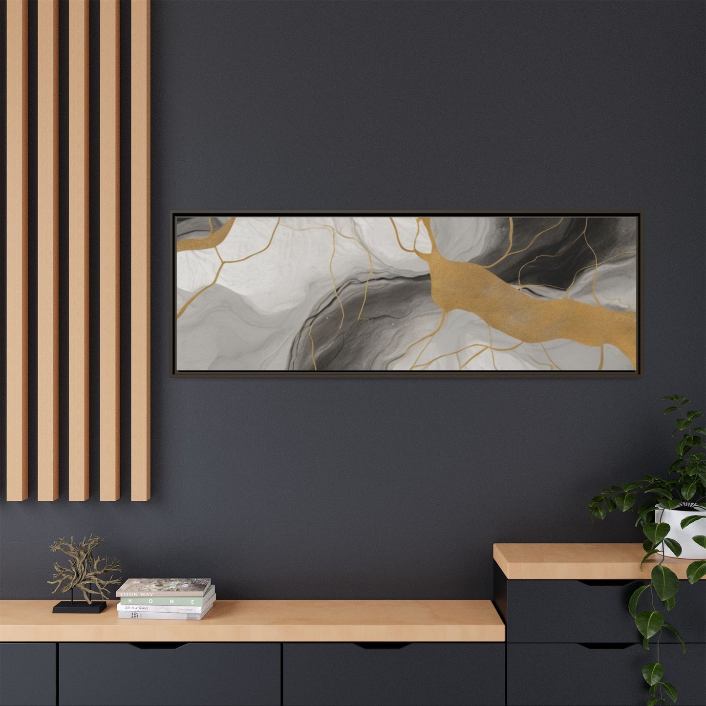 Matte Canvas, Framed (Multi-color)