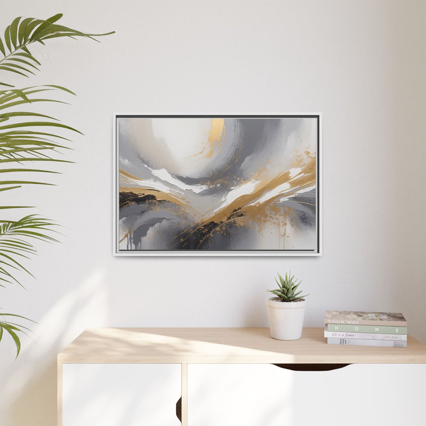 Matte Canvas, Framed (Multi-color)