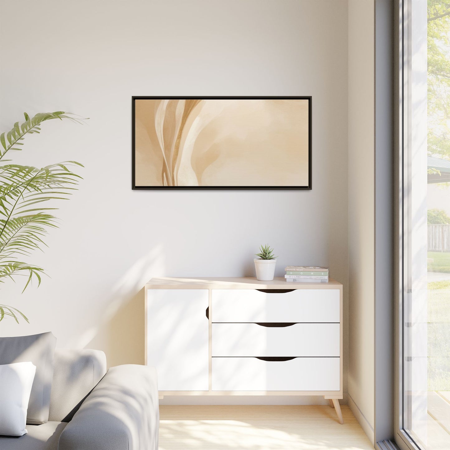 Matte Canvas, Framed (Multi-color)