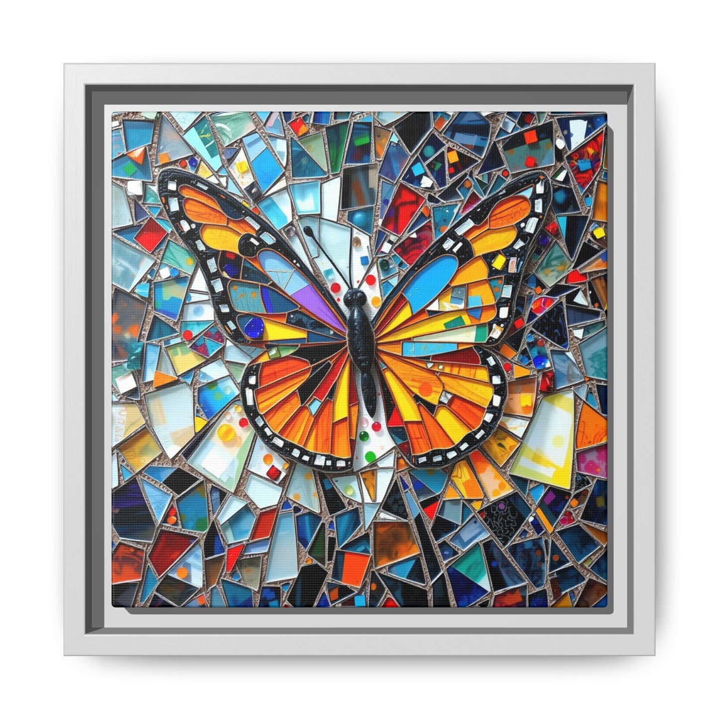 Wings of Renewal: Mosaic Butterfly Dream