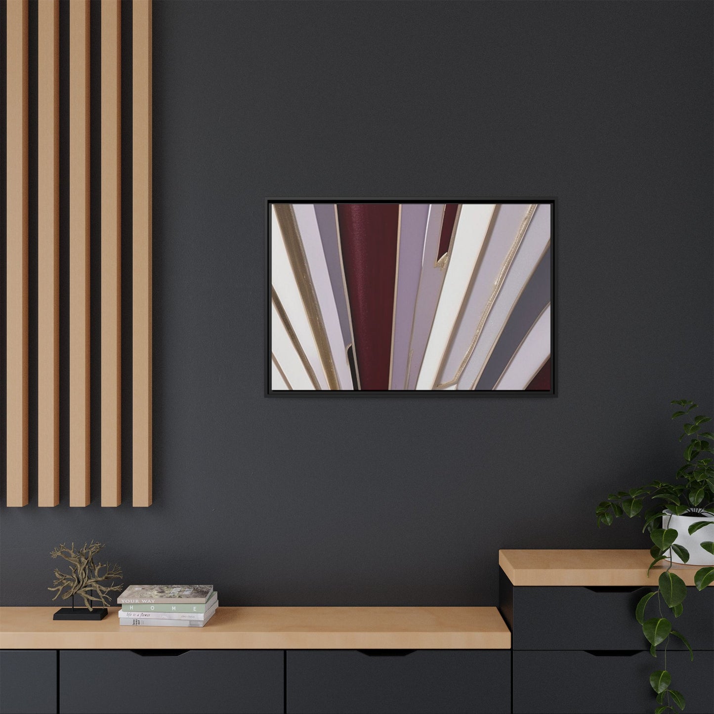 Matte Canvas, Framed (Multi-color)