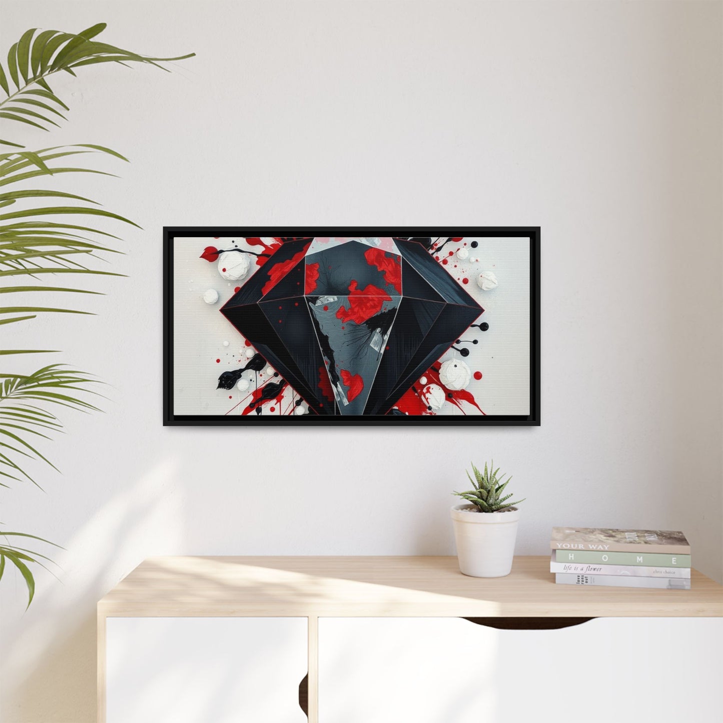 Matte Canvas, Framed (Multi-color)