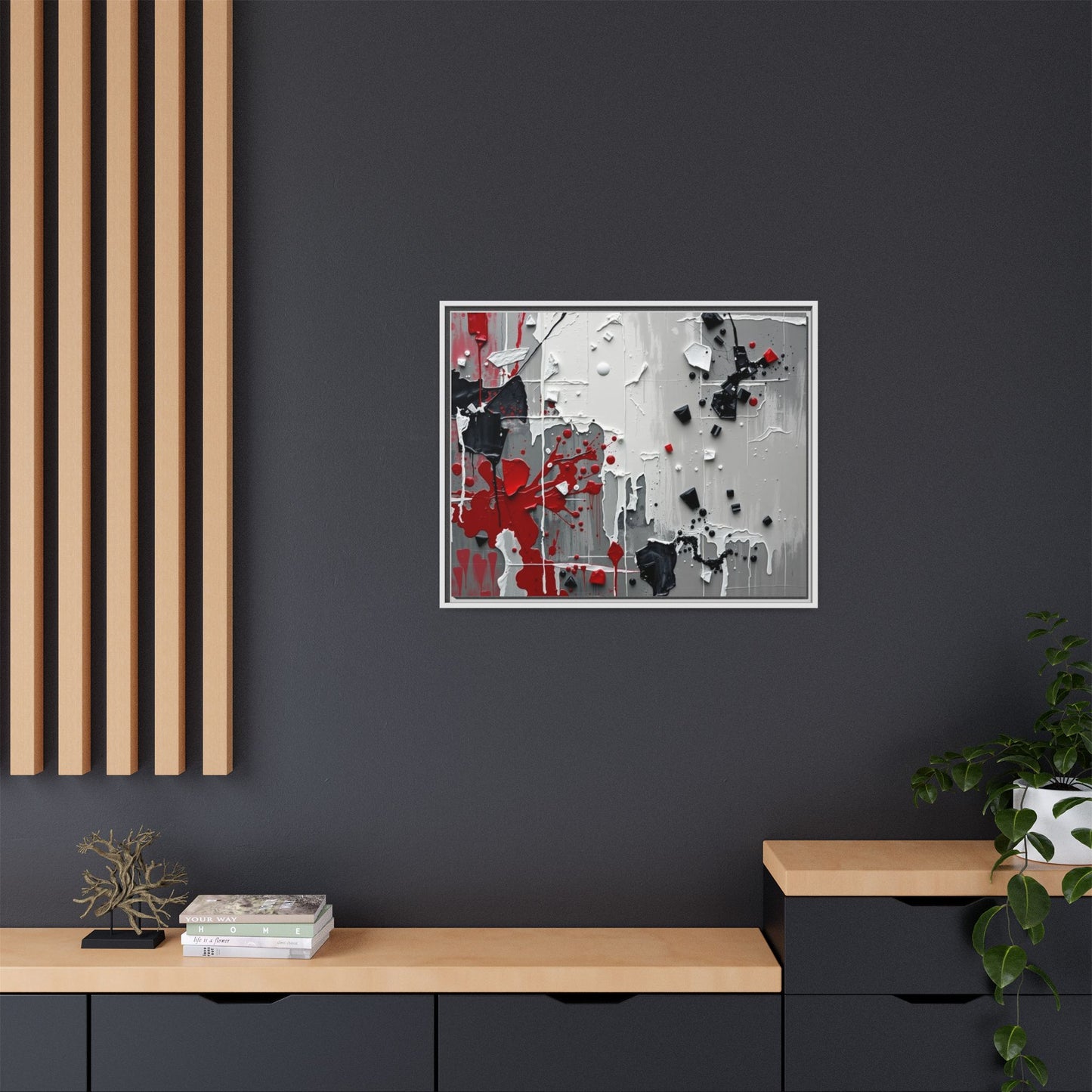 Matte Canvas, Framed (Multi-color)