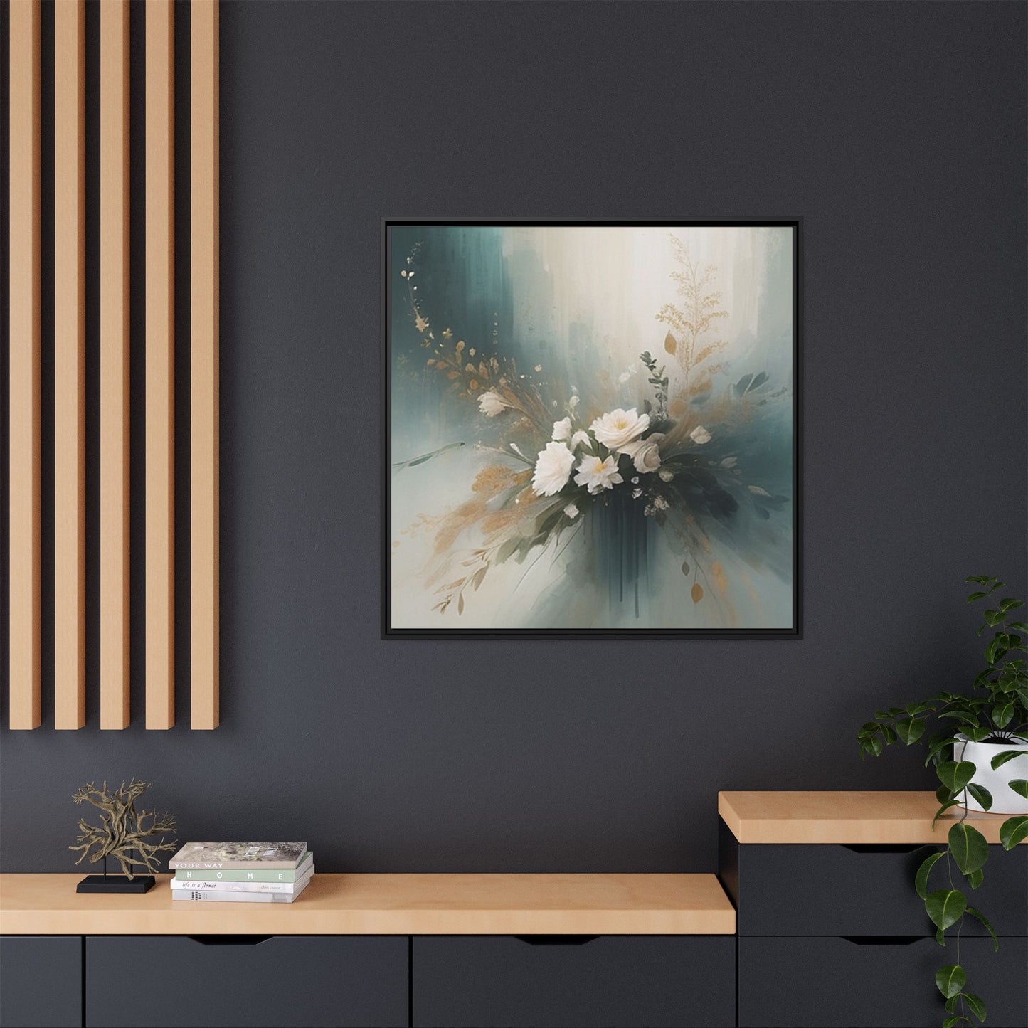 Matte Canvas, Framed (Multi-color)