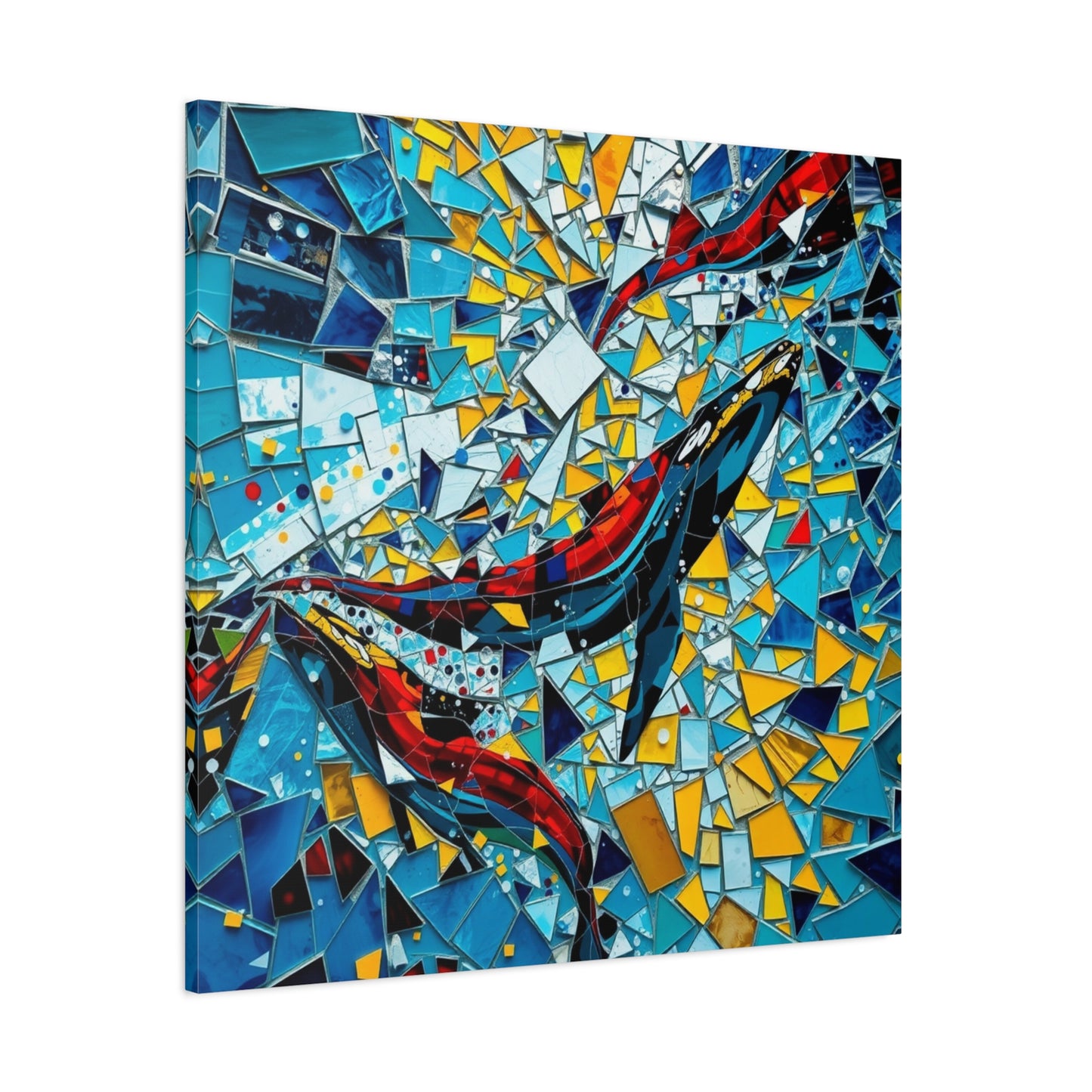 Tides of Glass: The Dance of Koi