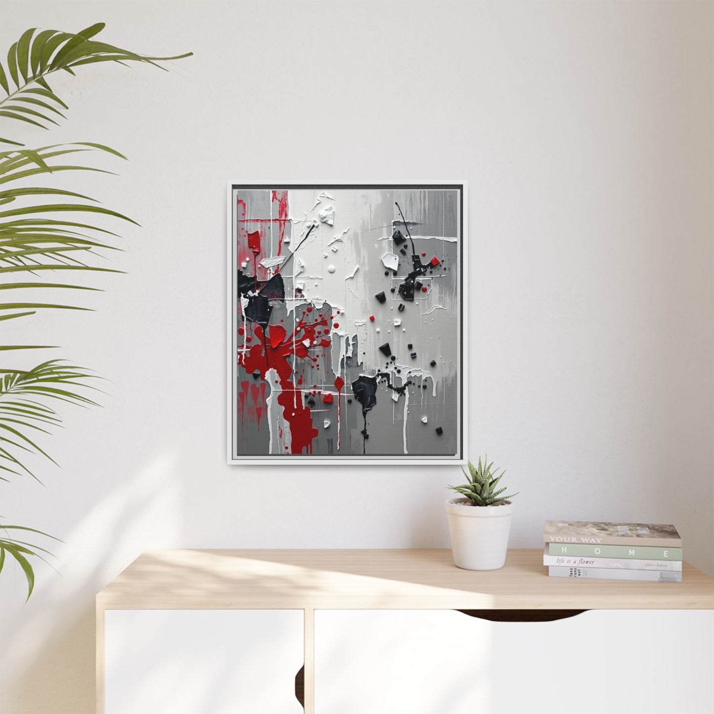Matte Canvas, Framed (Multi-color)