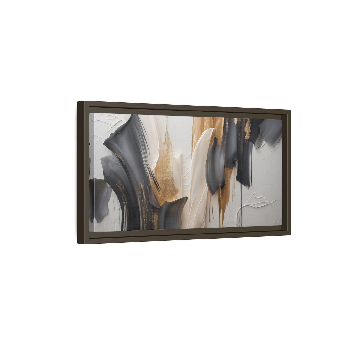 Abstract Multi-Color Framed Canvas Art - Modern Home Decor