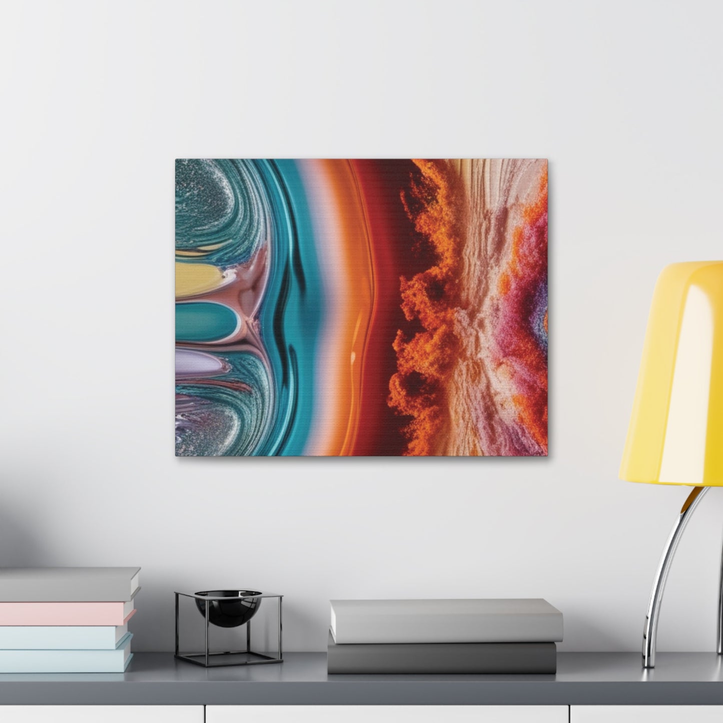 Stunning Abstract Canvas Art - 15" Stretched Wall Decor