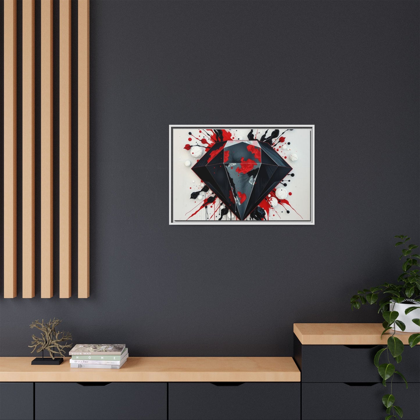Matte Canvas, Framed (Multi-color)