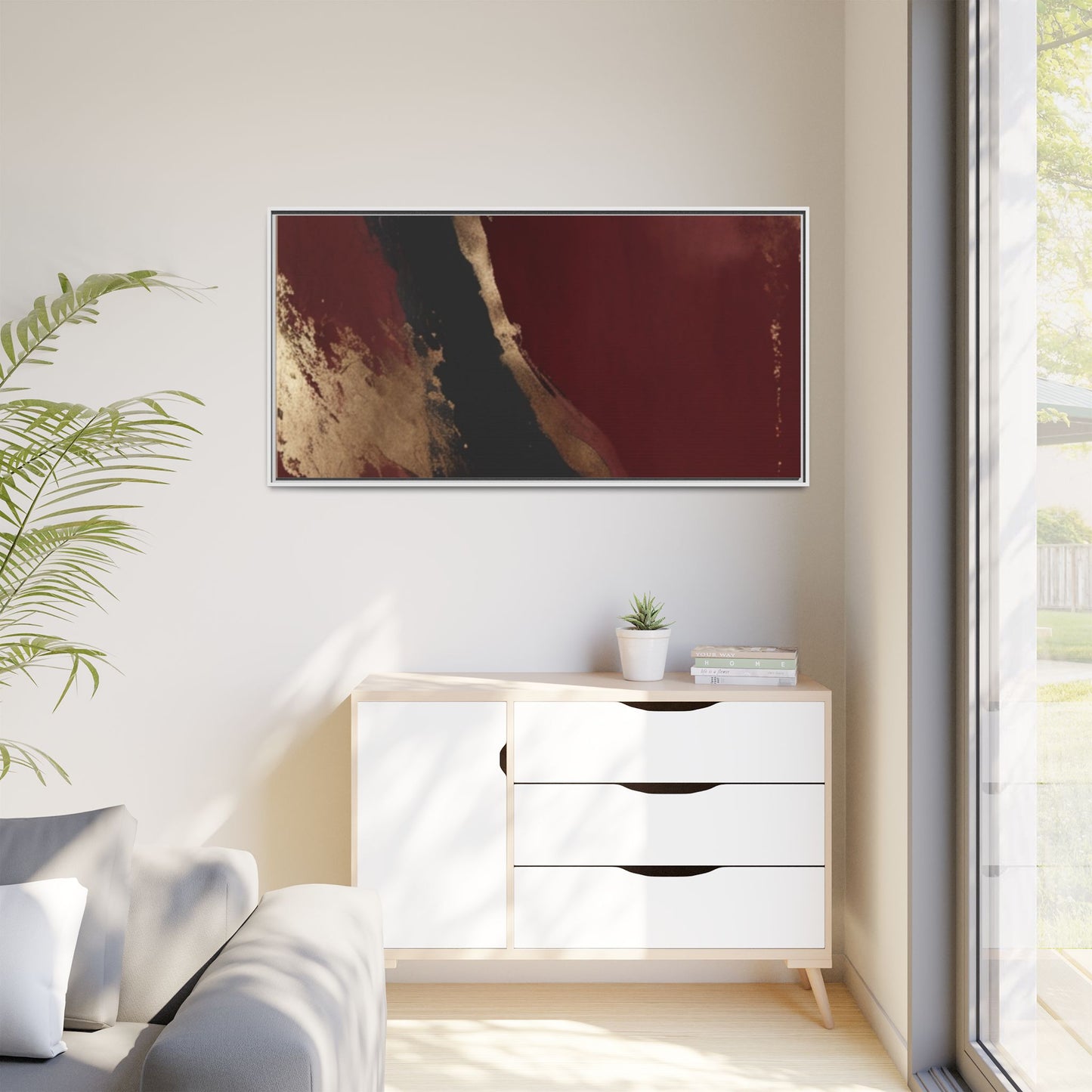 Matte Canvas, Framed (Multi-color)