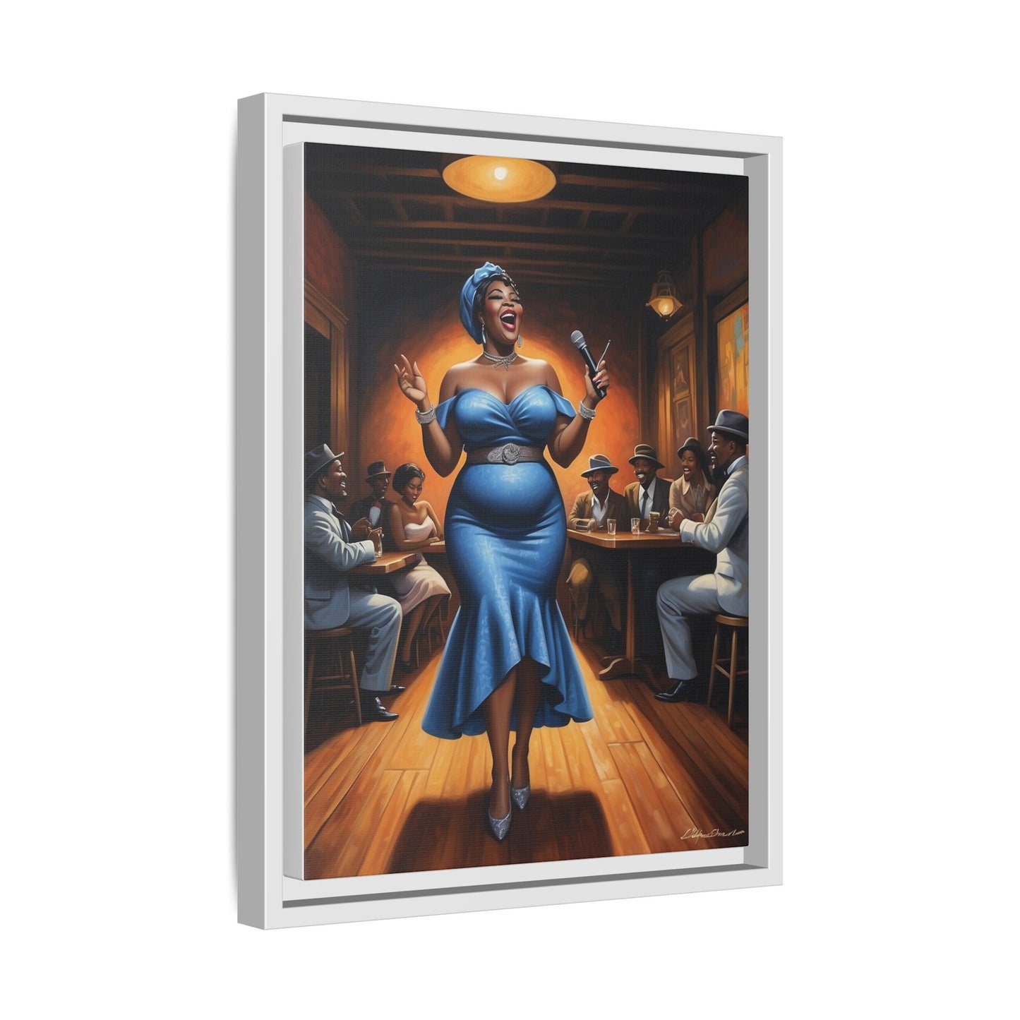 Matte Canvas, Framed (Multi-color)