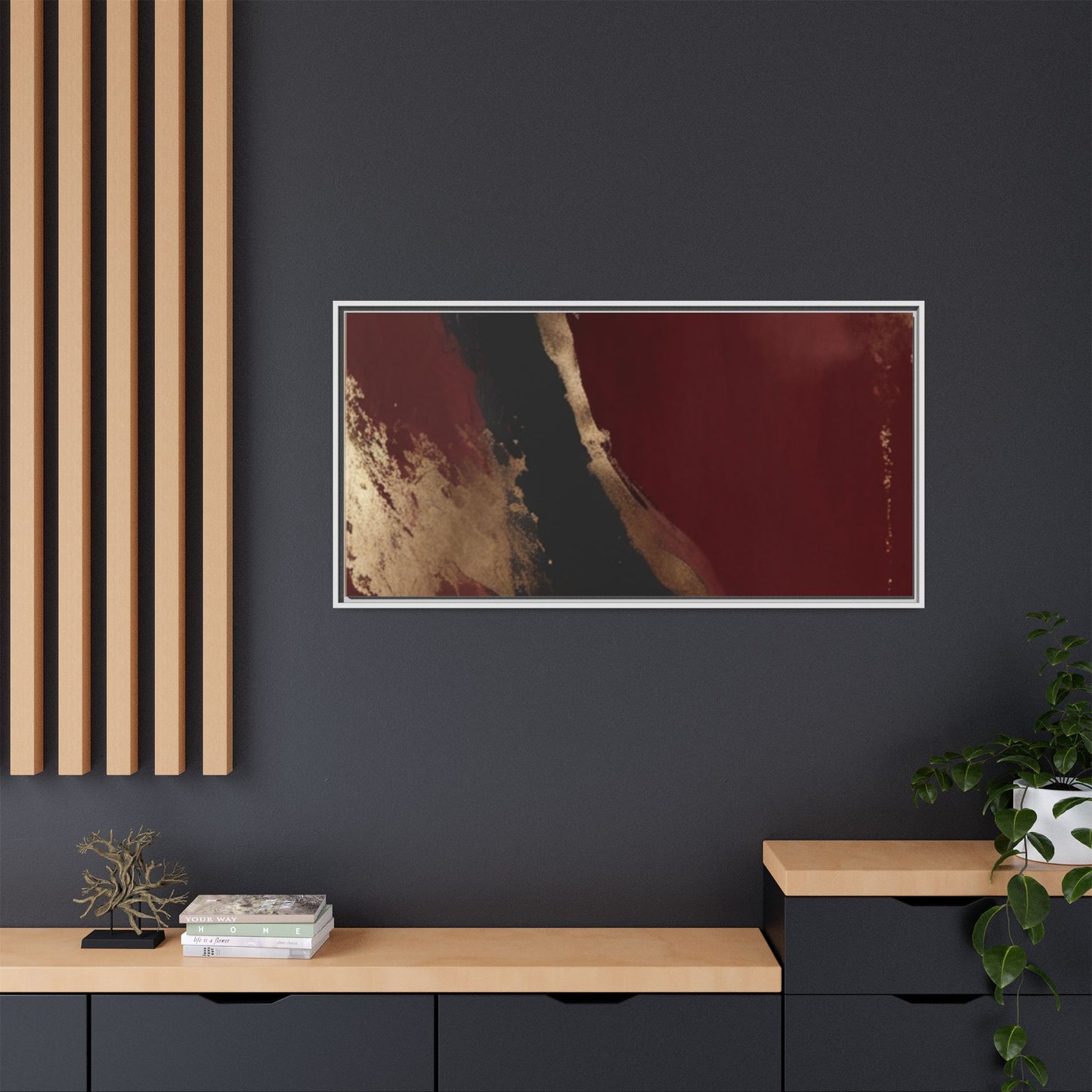 Matte Canvas, Framed (Multi-color)
