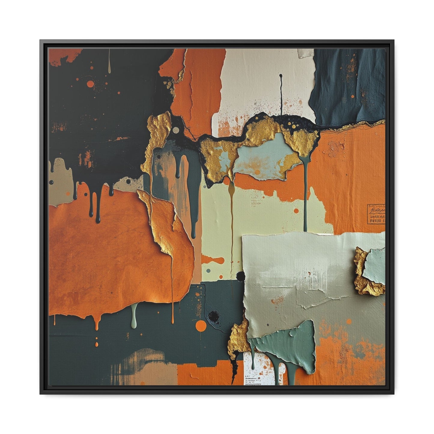 Matte Canvas, Framed (Multi-color)