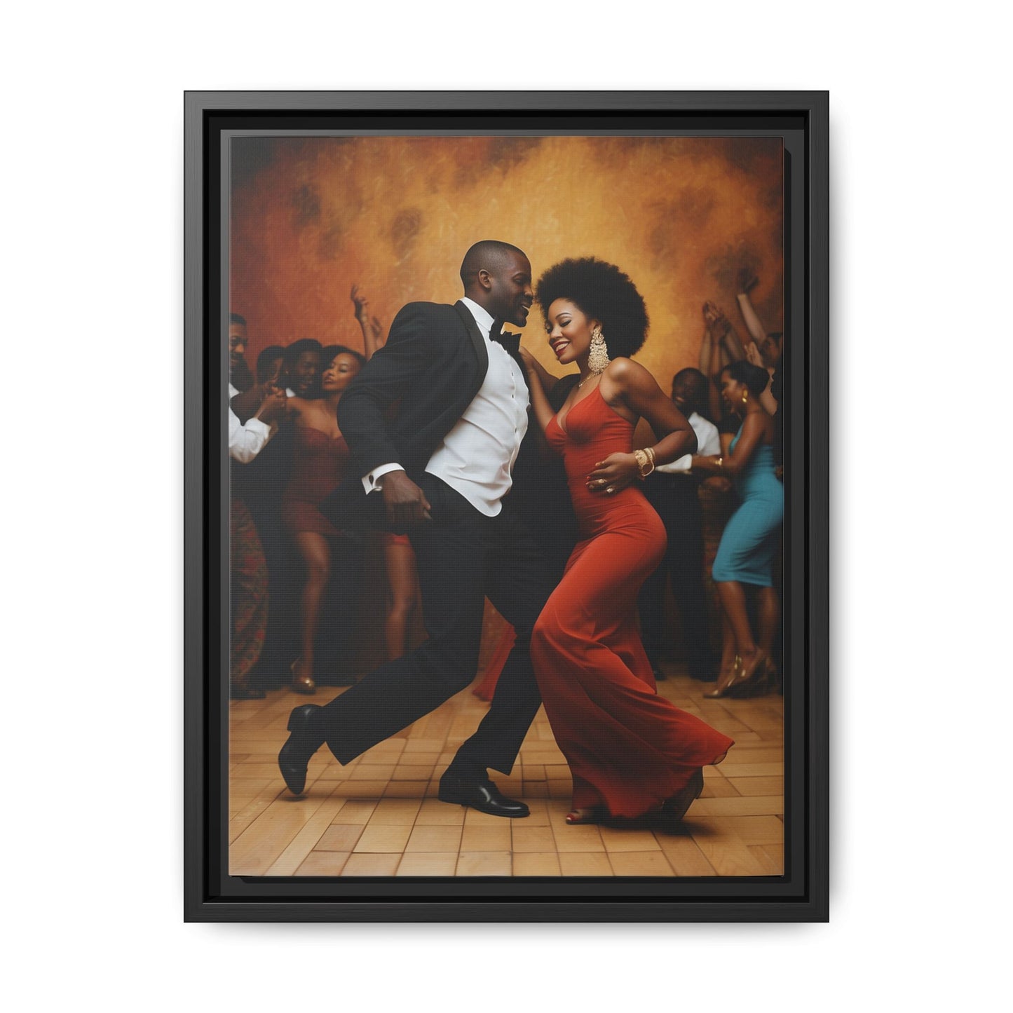 Matte Canvas, Framed (Multi-color)