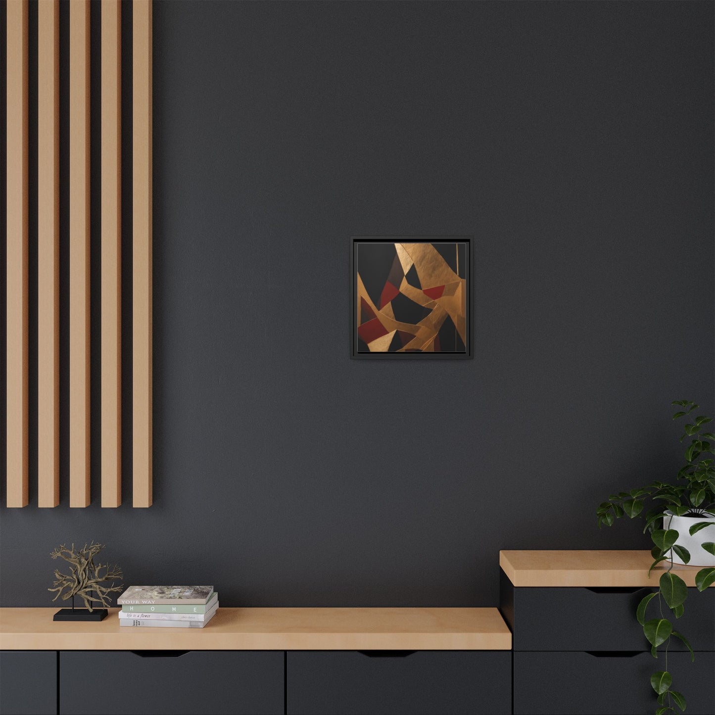 Matte Canvas, Framed (Multi-color)
