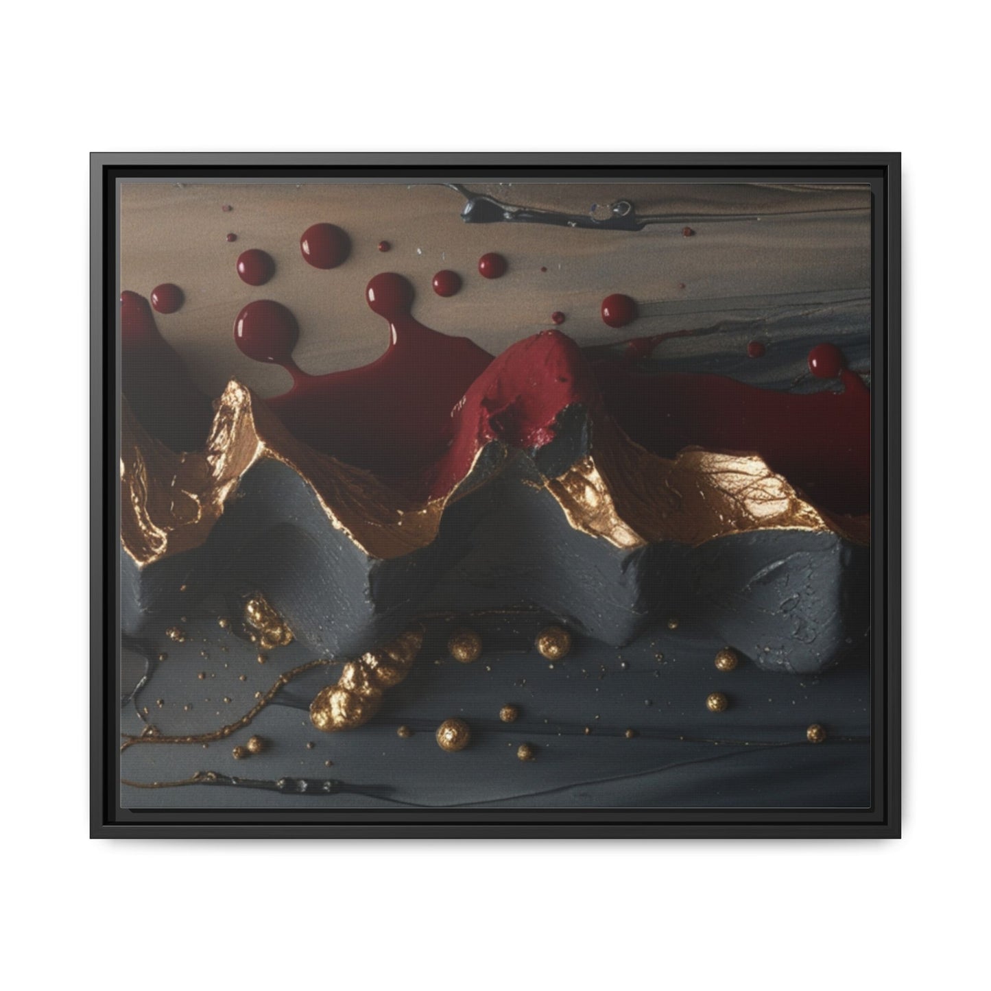 Matte Canvas, Framed (Multi-color)
