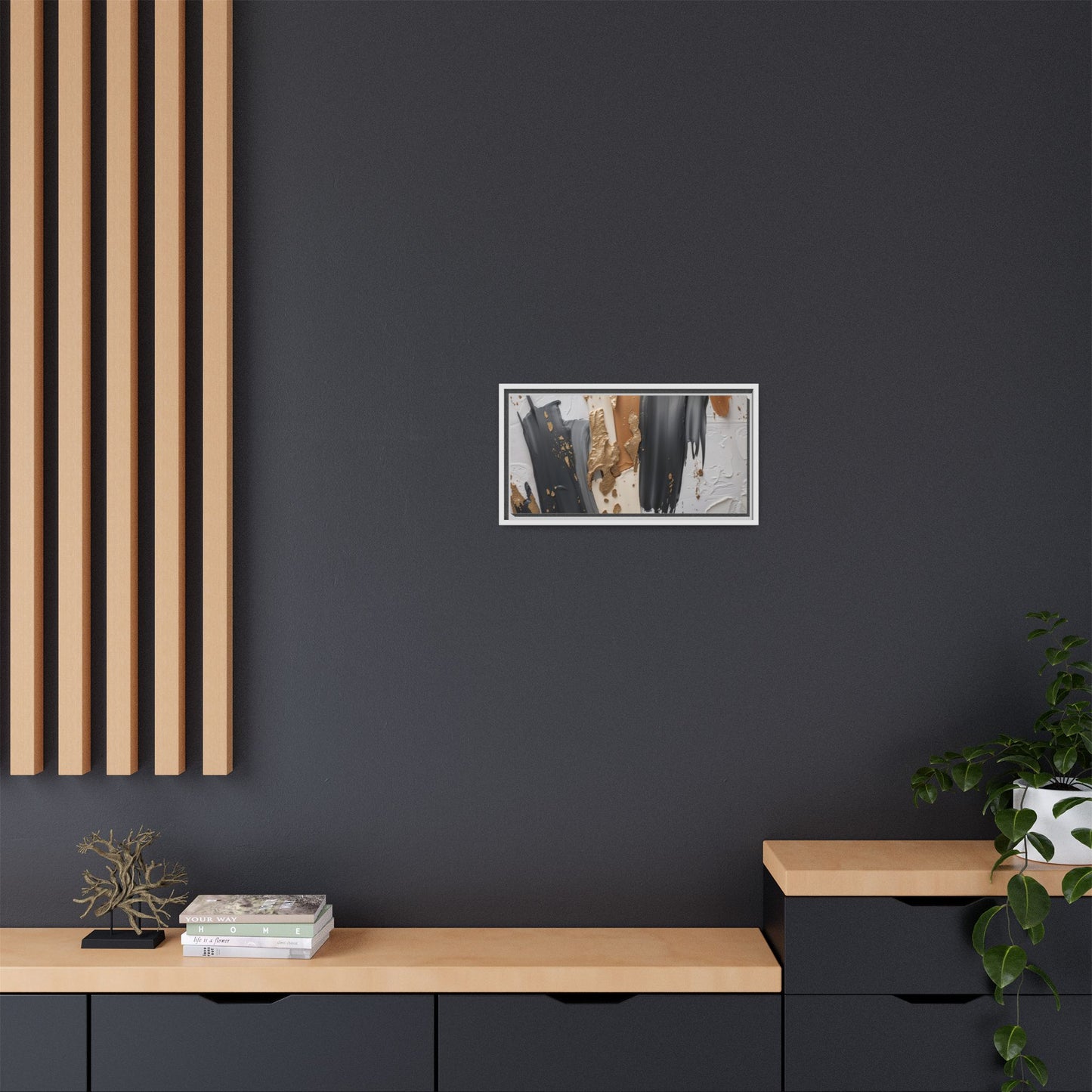 Matte Canvas, Framed (Multi-color)