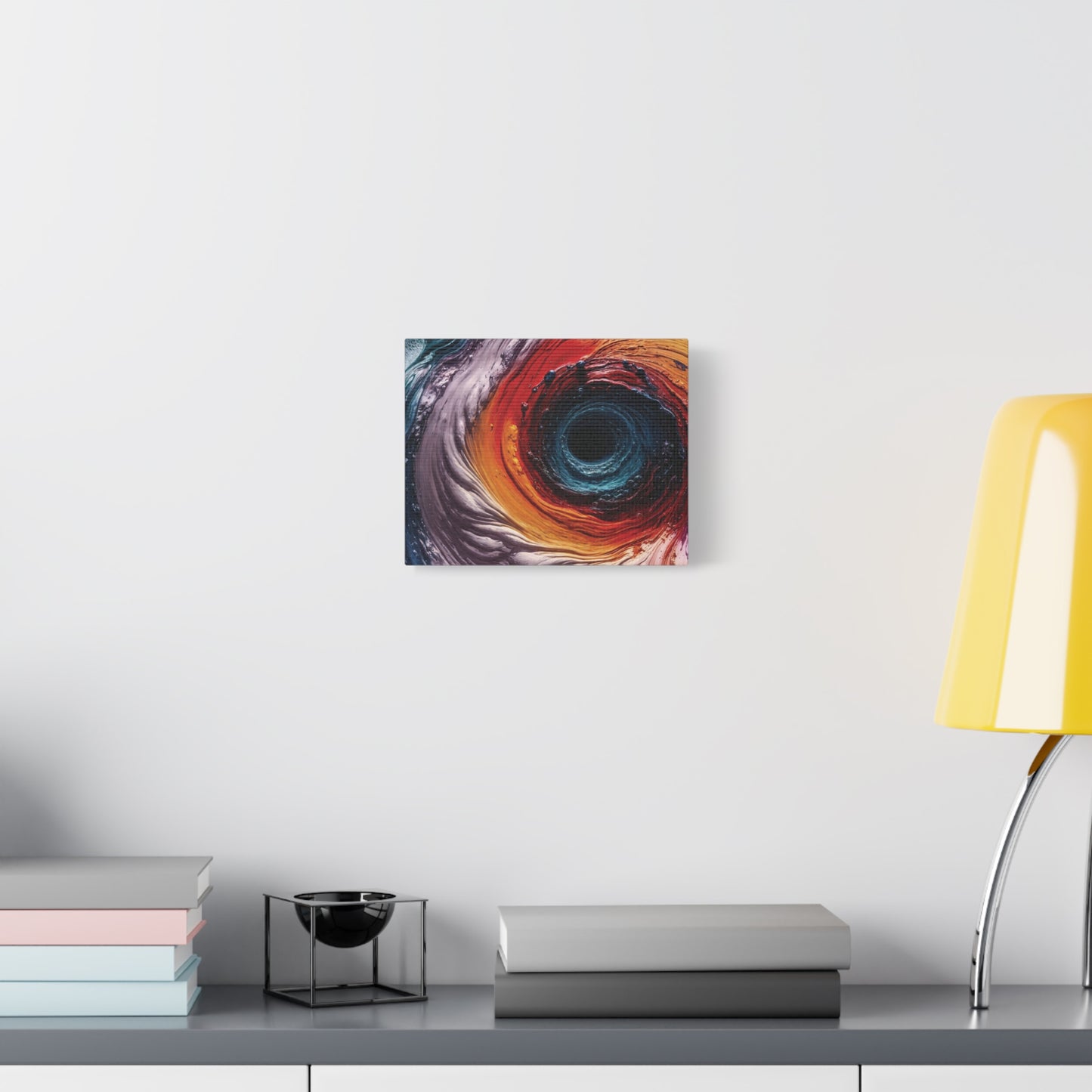 Vibrant Abstract Wall Art Canvas - Swirling Colors