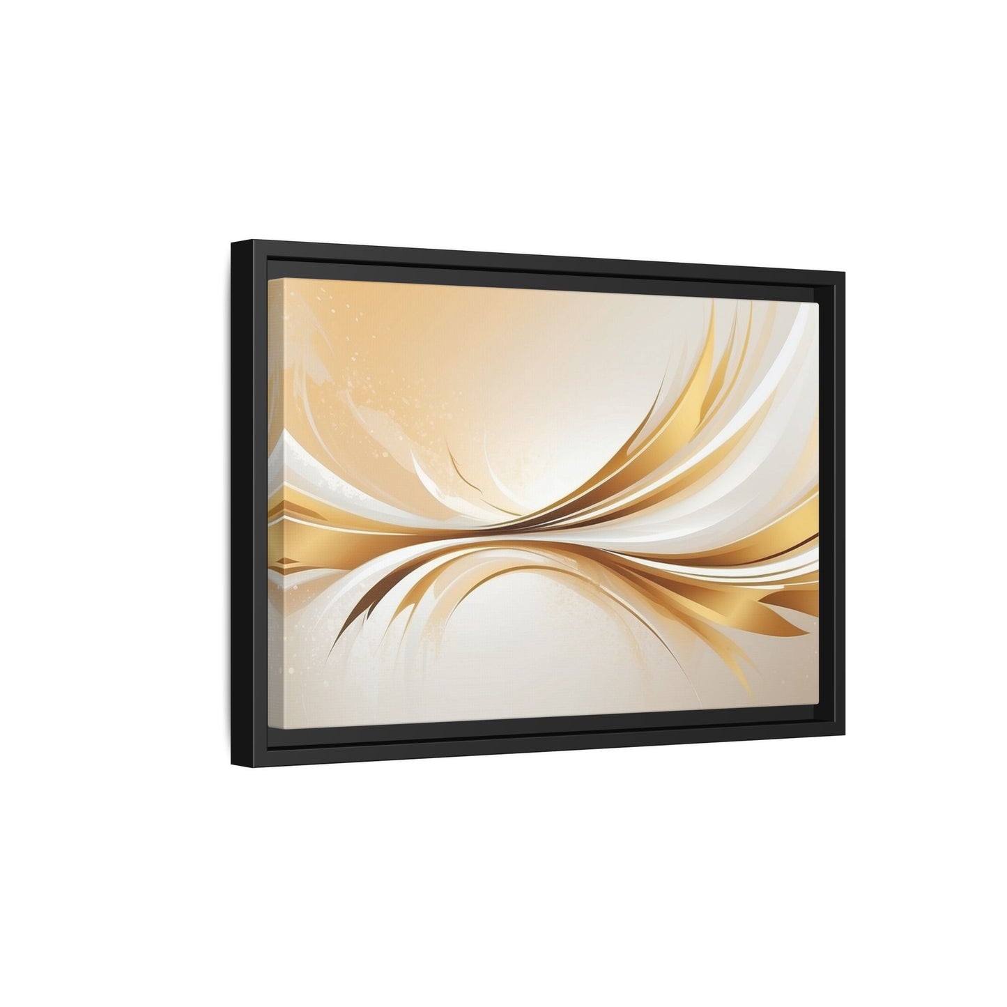 Modern Abstract Wall Art - Framed Matte Canvas Decor