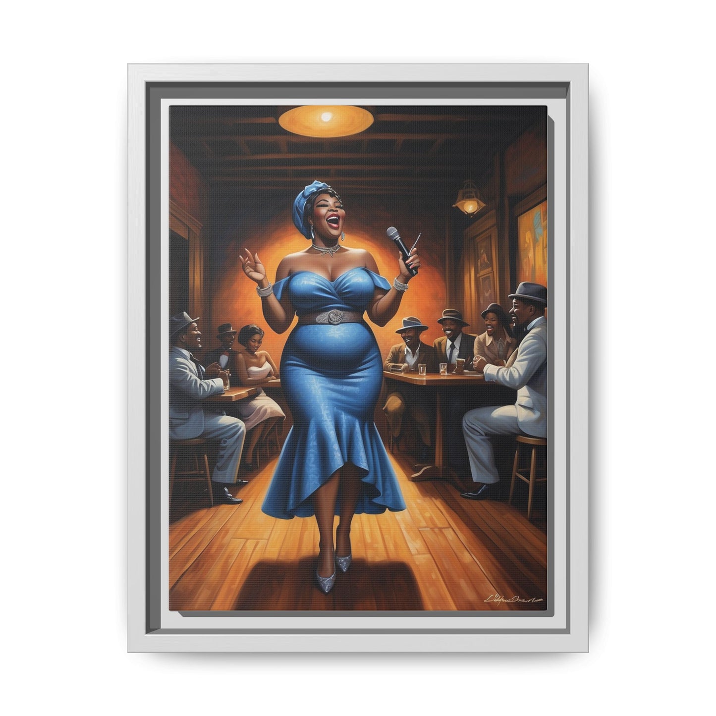 Matte Canvas, Framed (Multi-color)