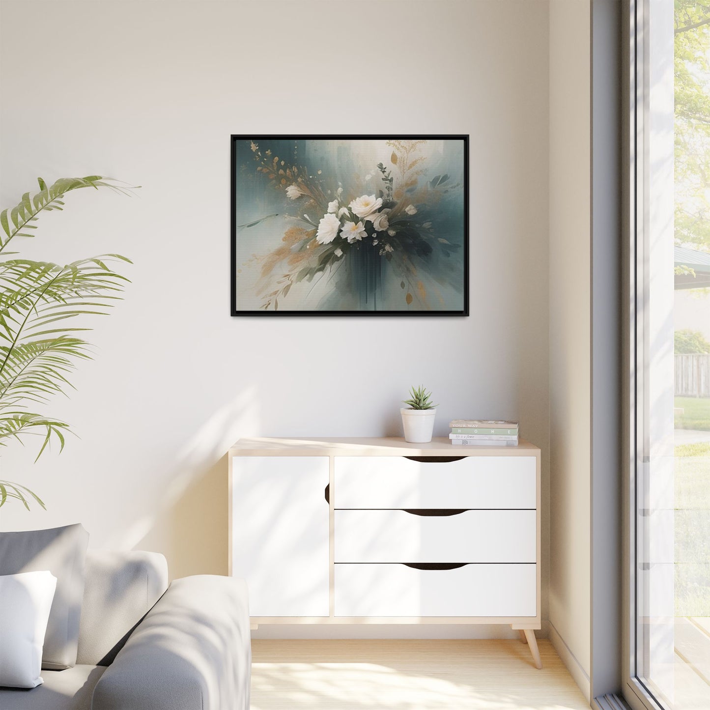 Matte Canvas, Framed (Multi-color)