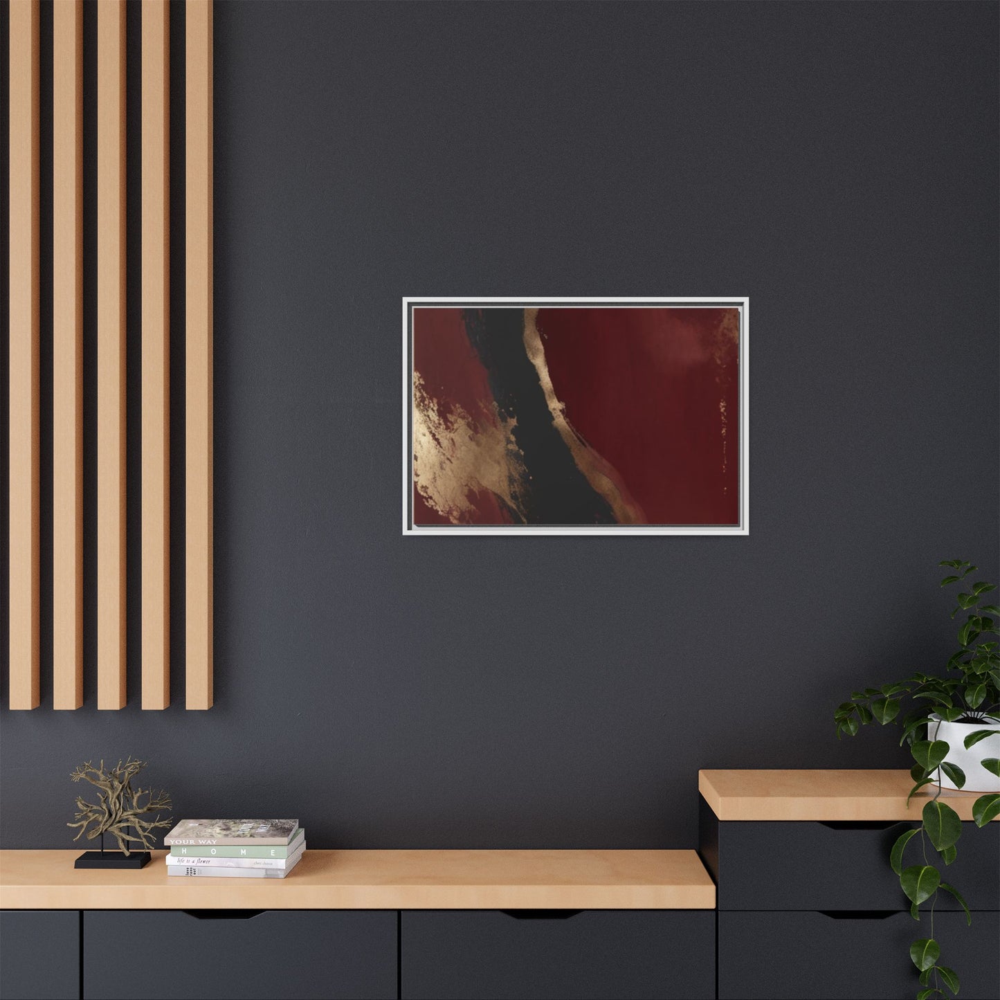 Matte Canvas, Framed (Multi-color)