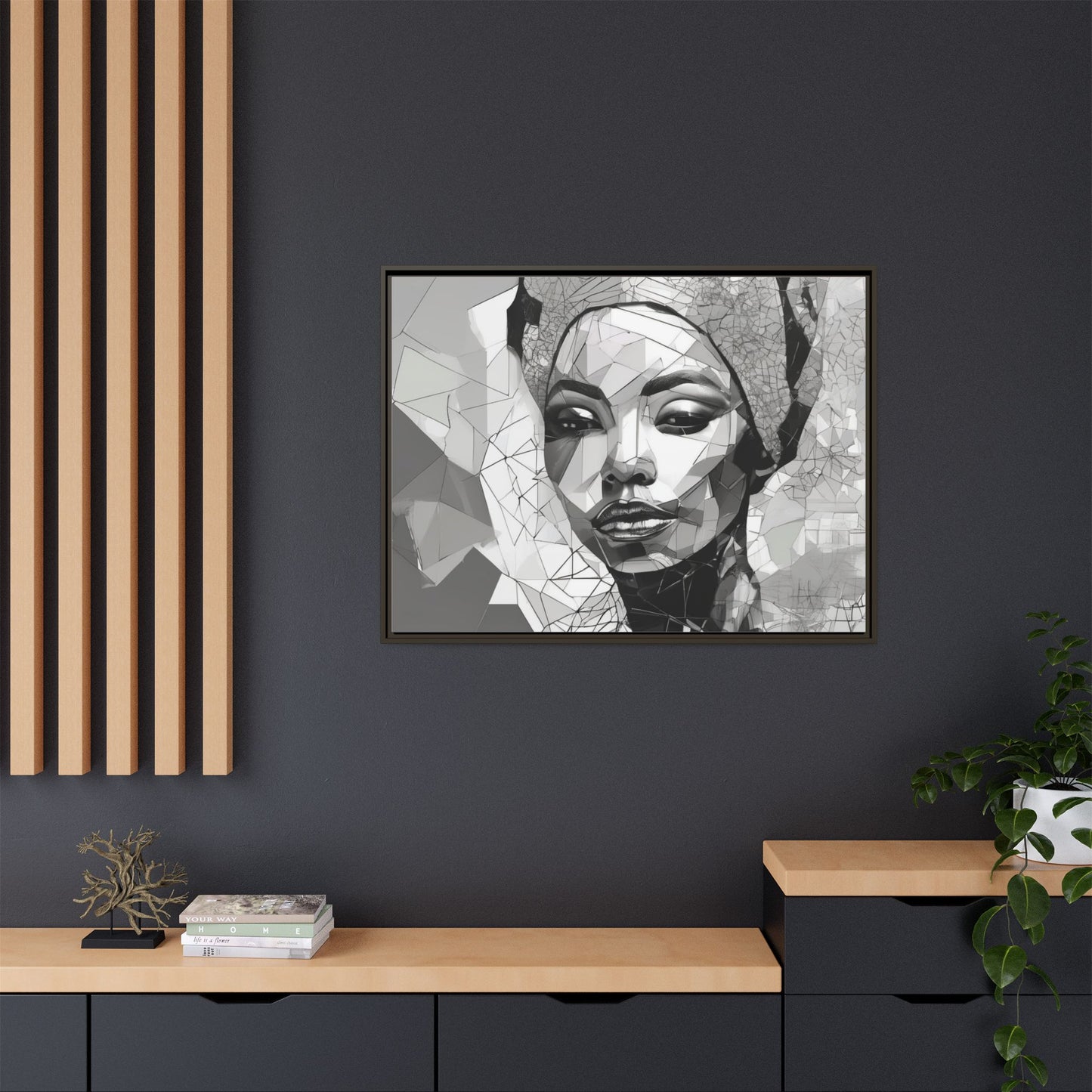 Fractured Grace: Portrait in Prism
