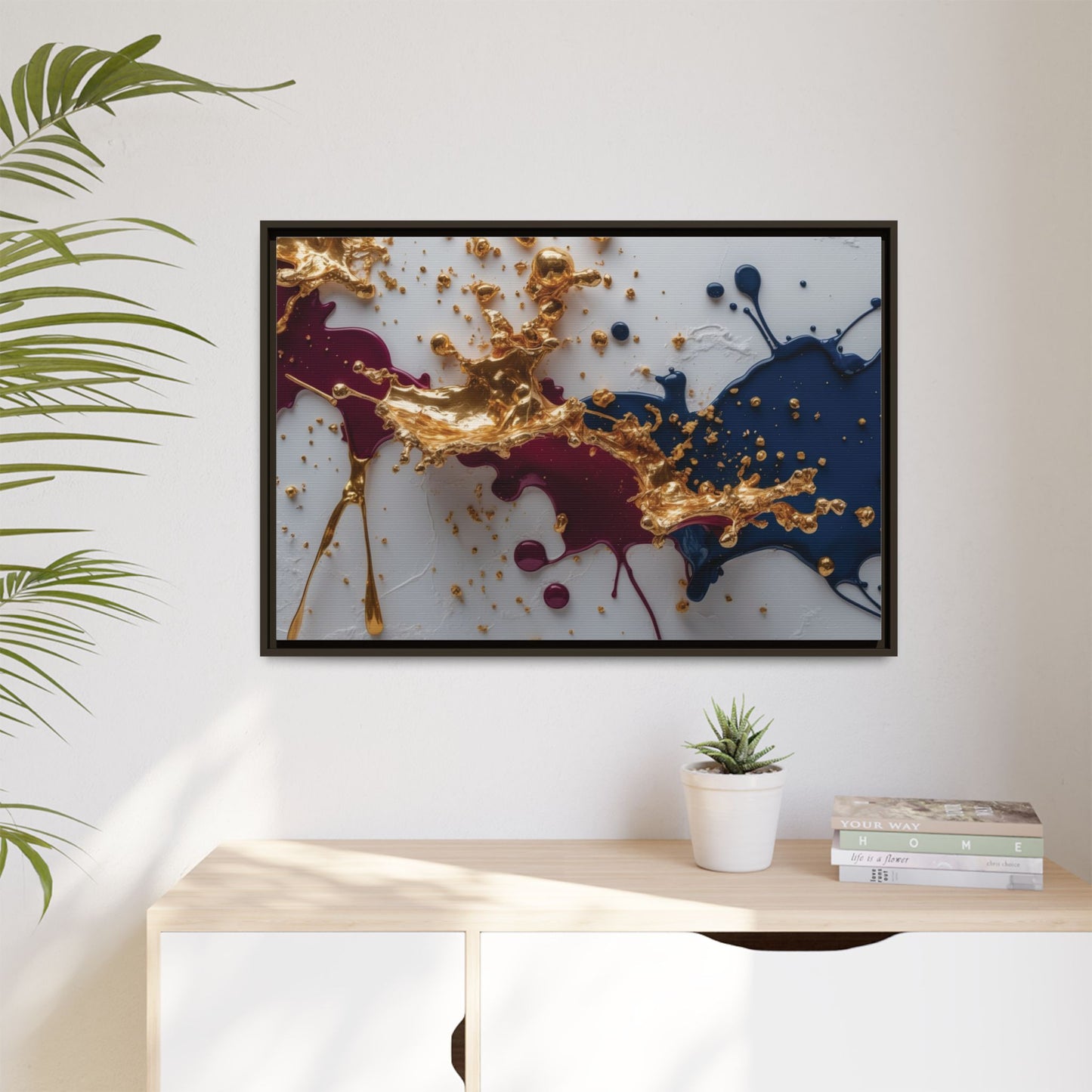 Matte Canvas, Framed (Multi-color)