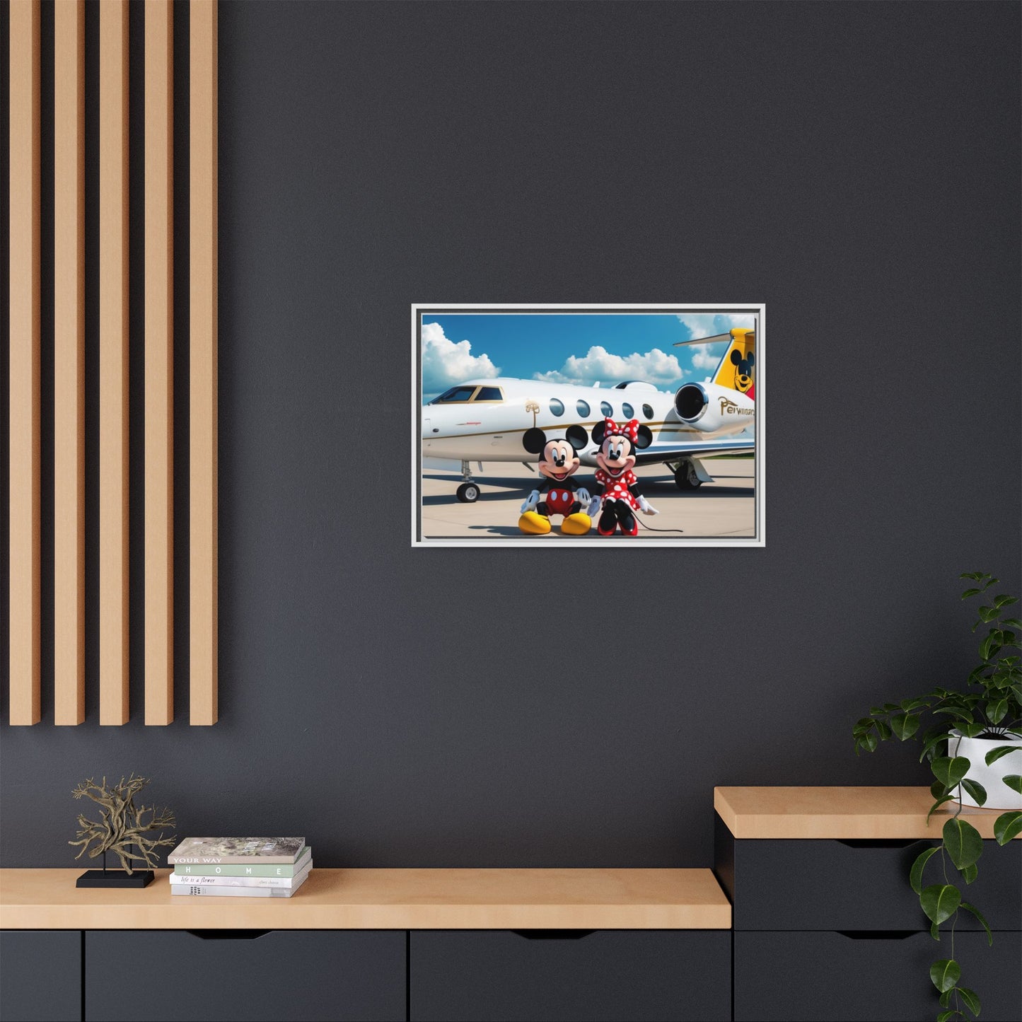 Mickey & Minnie Jetsetter Canvas Art