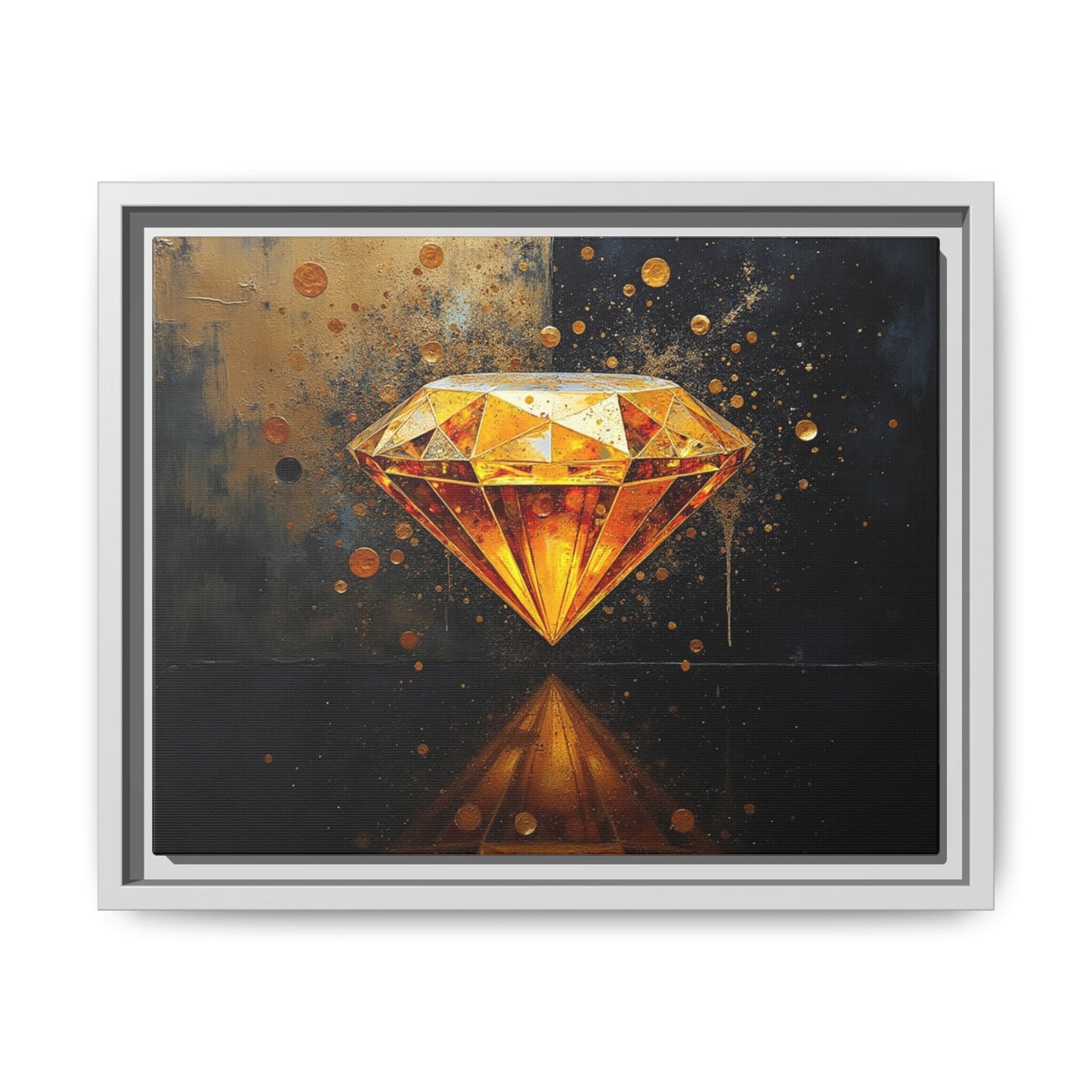 Matte Canvas, Framed (Multi-color)