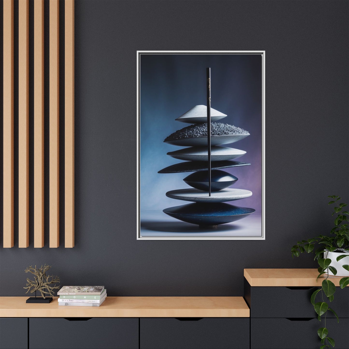 Matte Canvas, Framed (Multi-color)
