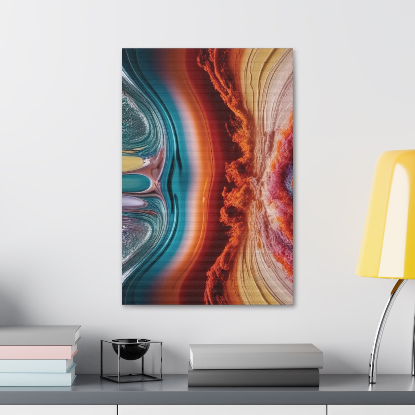 Stunning Abstract Canvas Art - 15" Stretched Wall Decor
