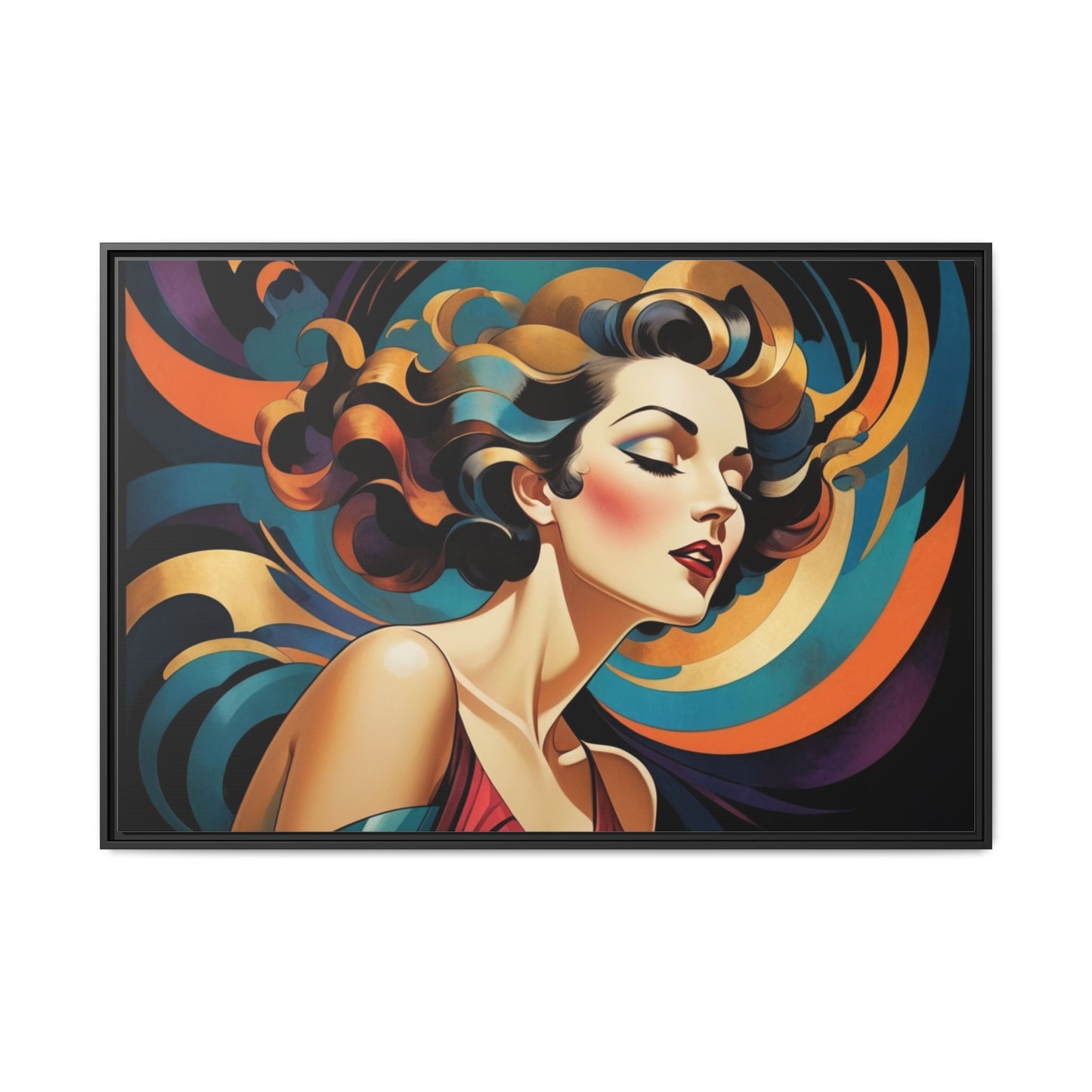 Matte Canvas, Framed (Multi-color)