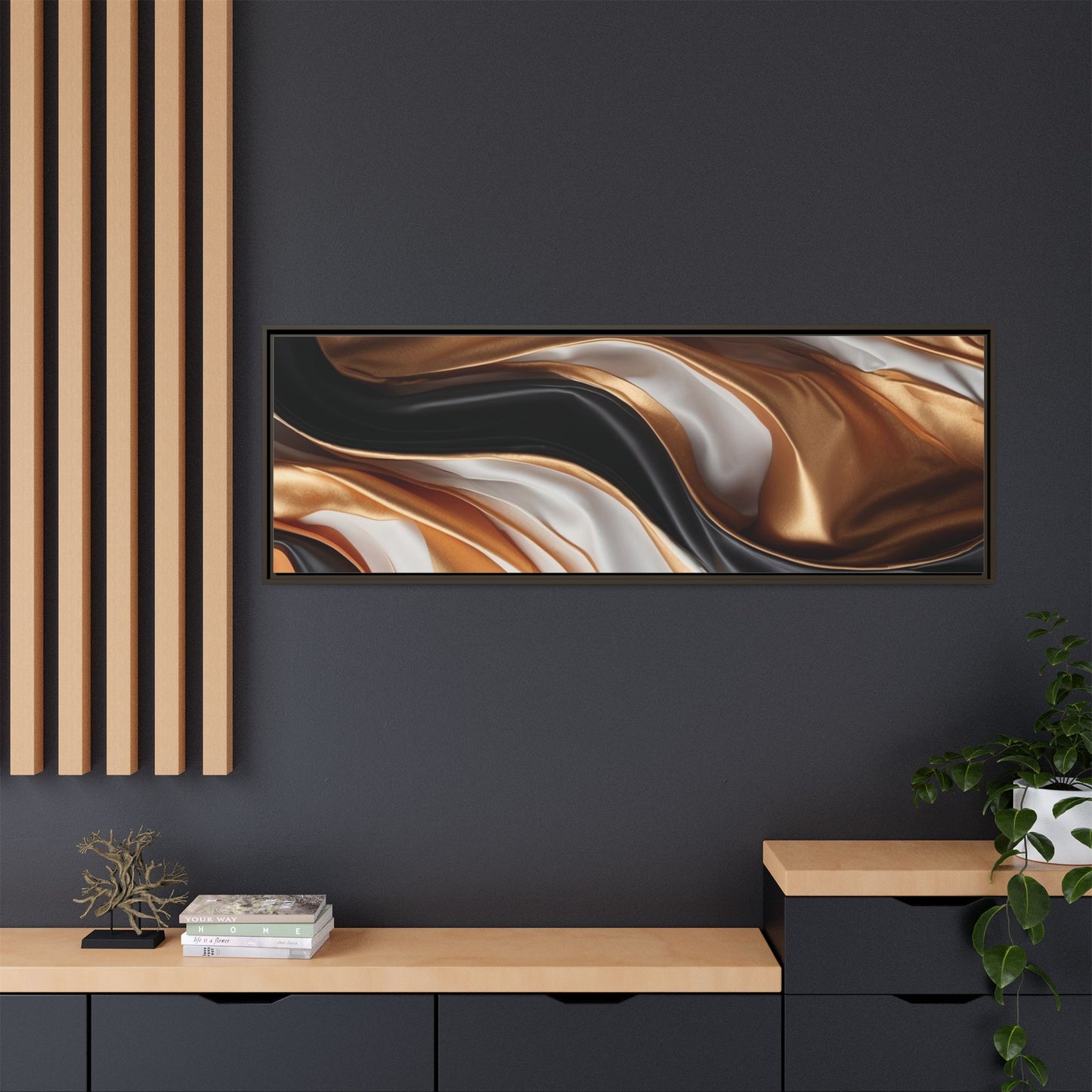 Matte Canvas, Framed (Multi-color)
