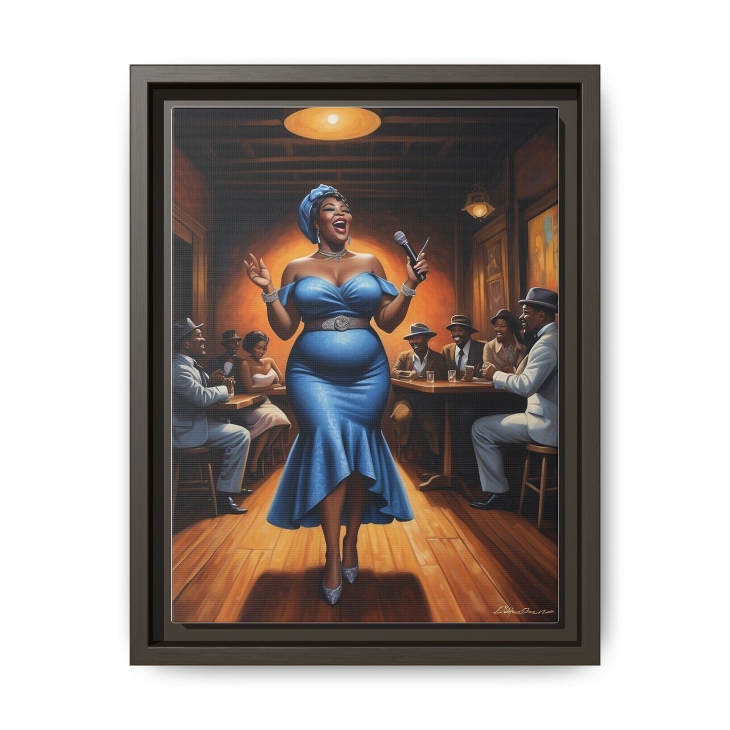 Matte Canvas, Framed (Multi-color)