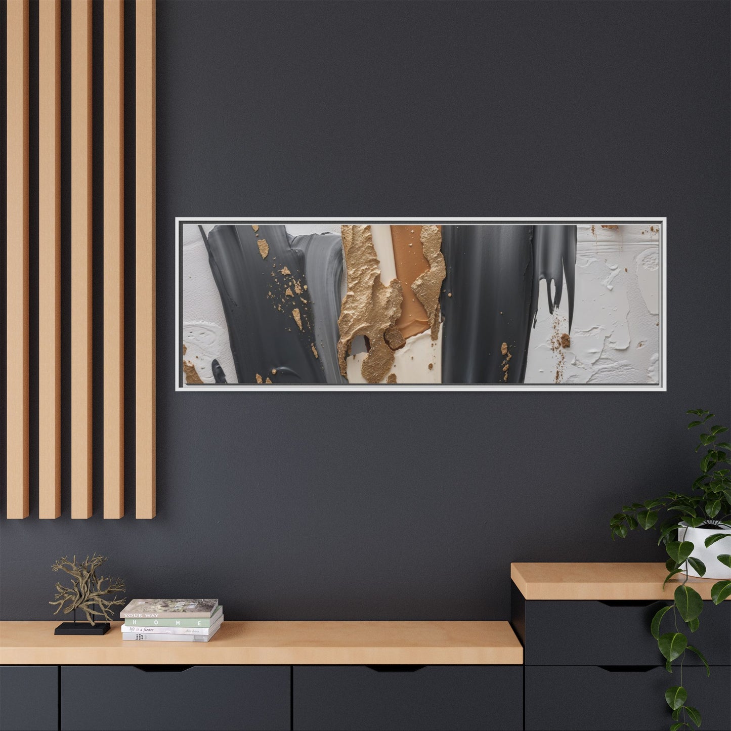 Matte Canvas, Framed (Multi-color)