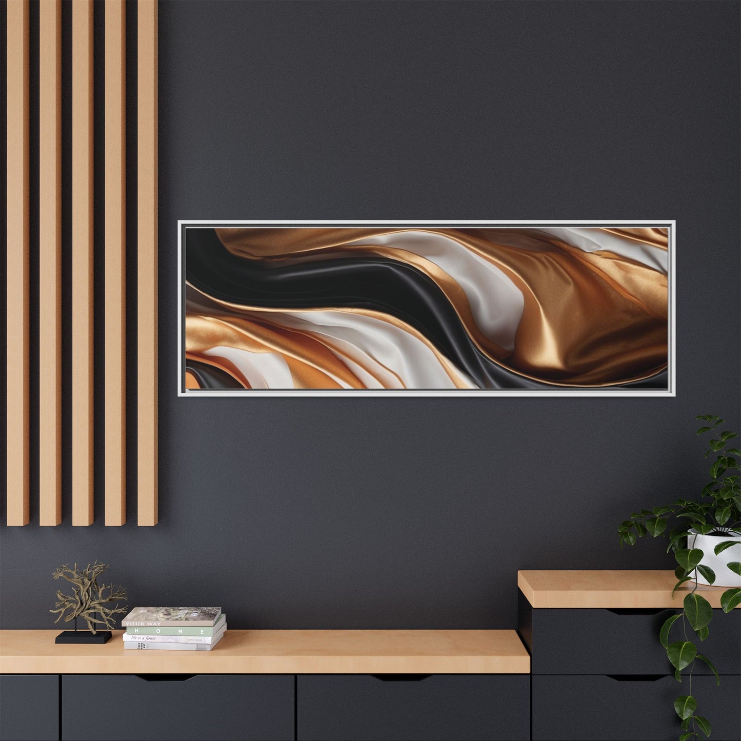 Matte Canvas, Framed (Multi-color)