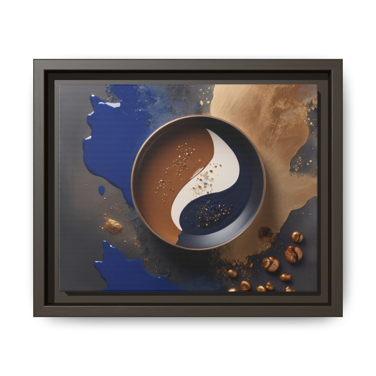 Fusion of Flavor and Form Art Canvas - Framed Wall Decor