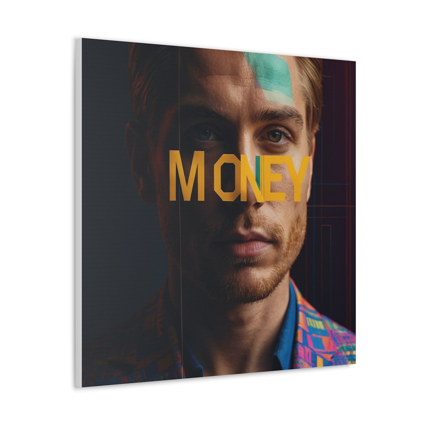 Inspirational Canvas Gallery Wrap - 'MONEY' Wall Art for Modern Spaces