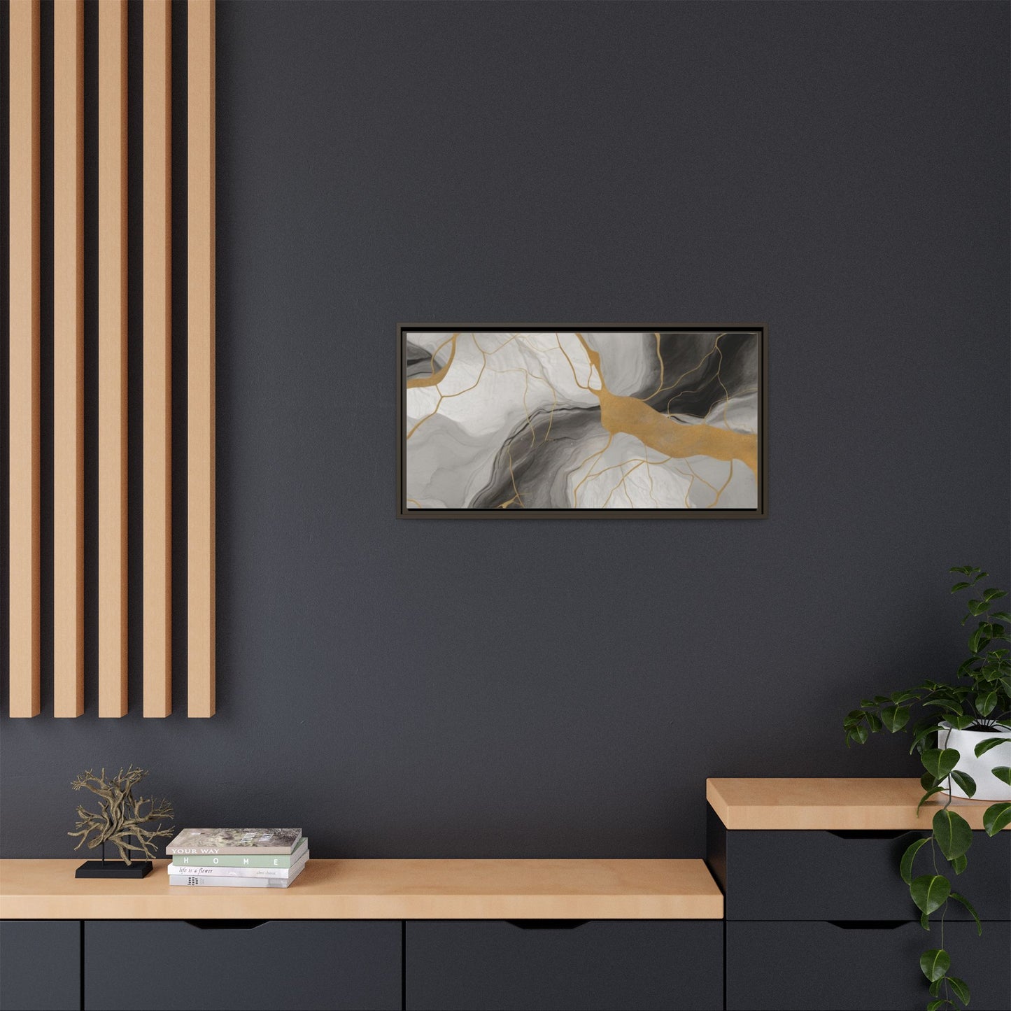 Matte Canvas, Framed (Multi-color)