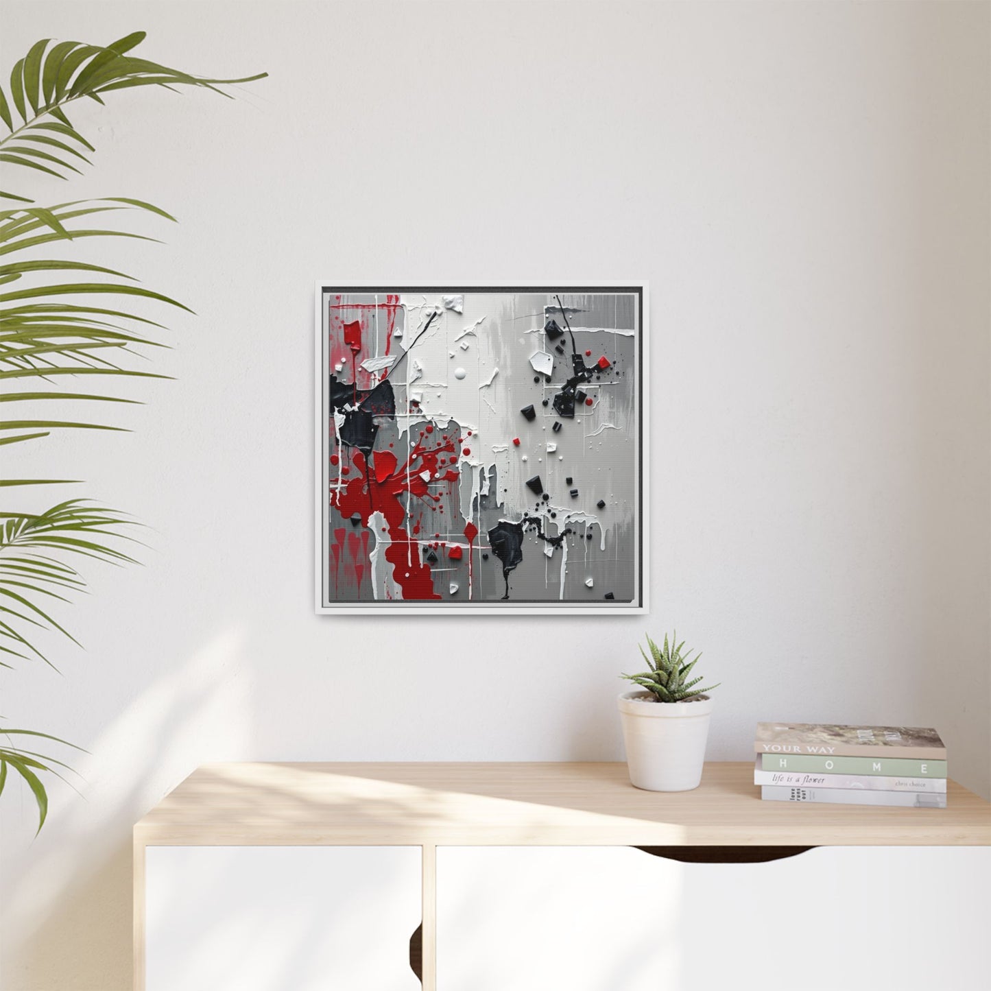 Matte Canvas, Framed (Multi-color)