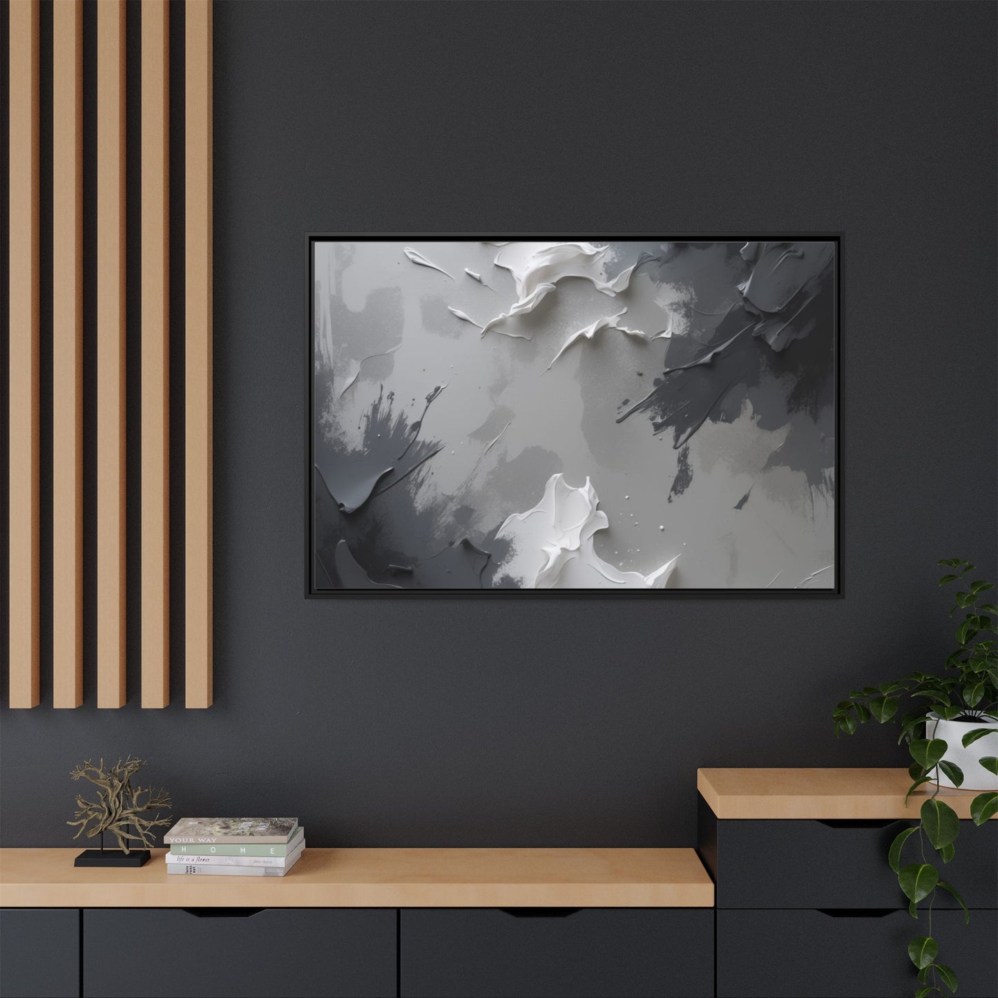 Matte Canvas, Framed (Multi-color)