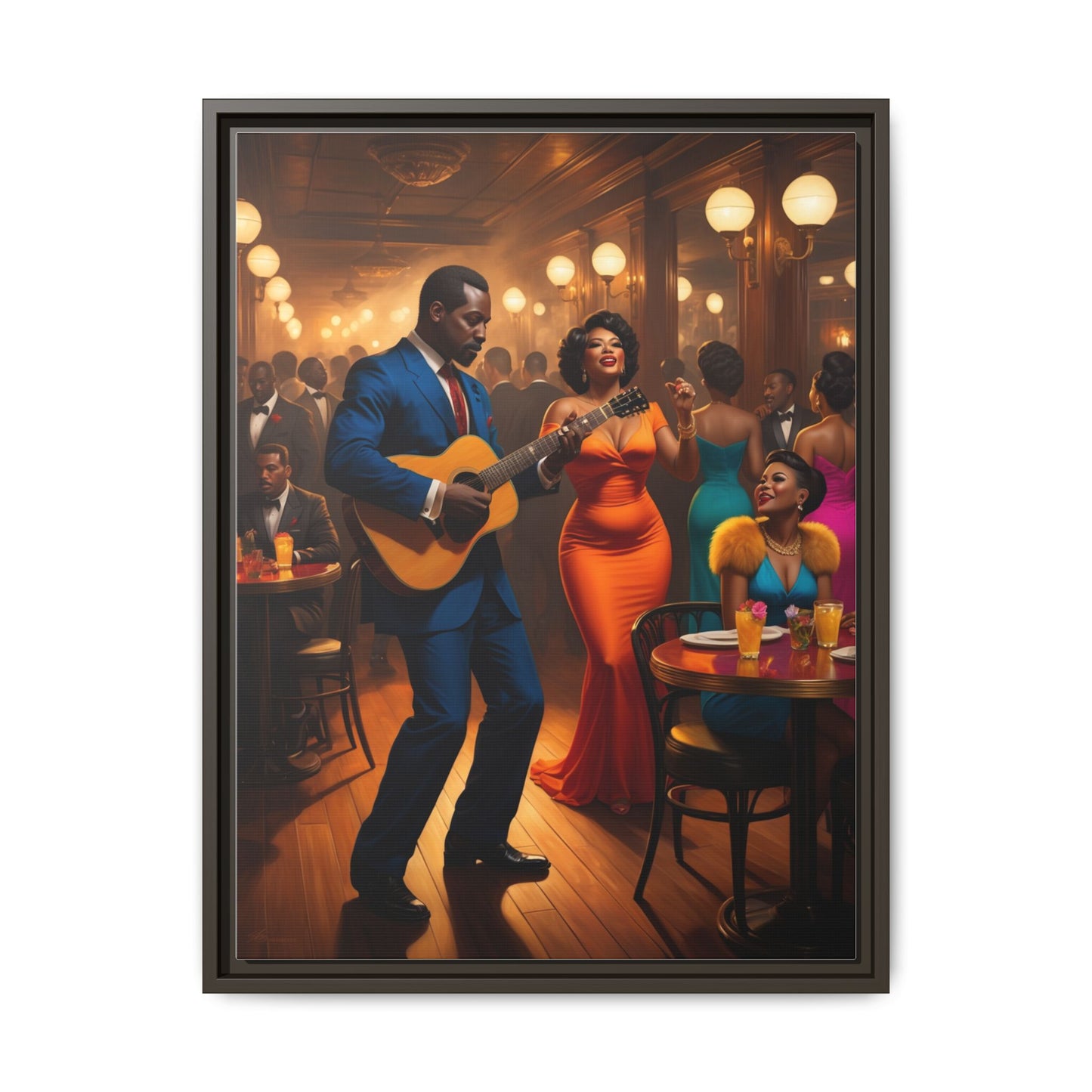 Matte Canvas, Framed (Multi-color)