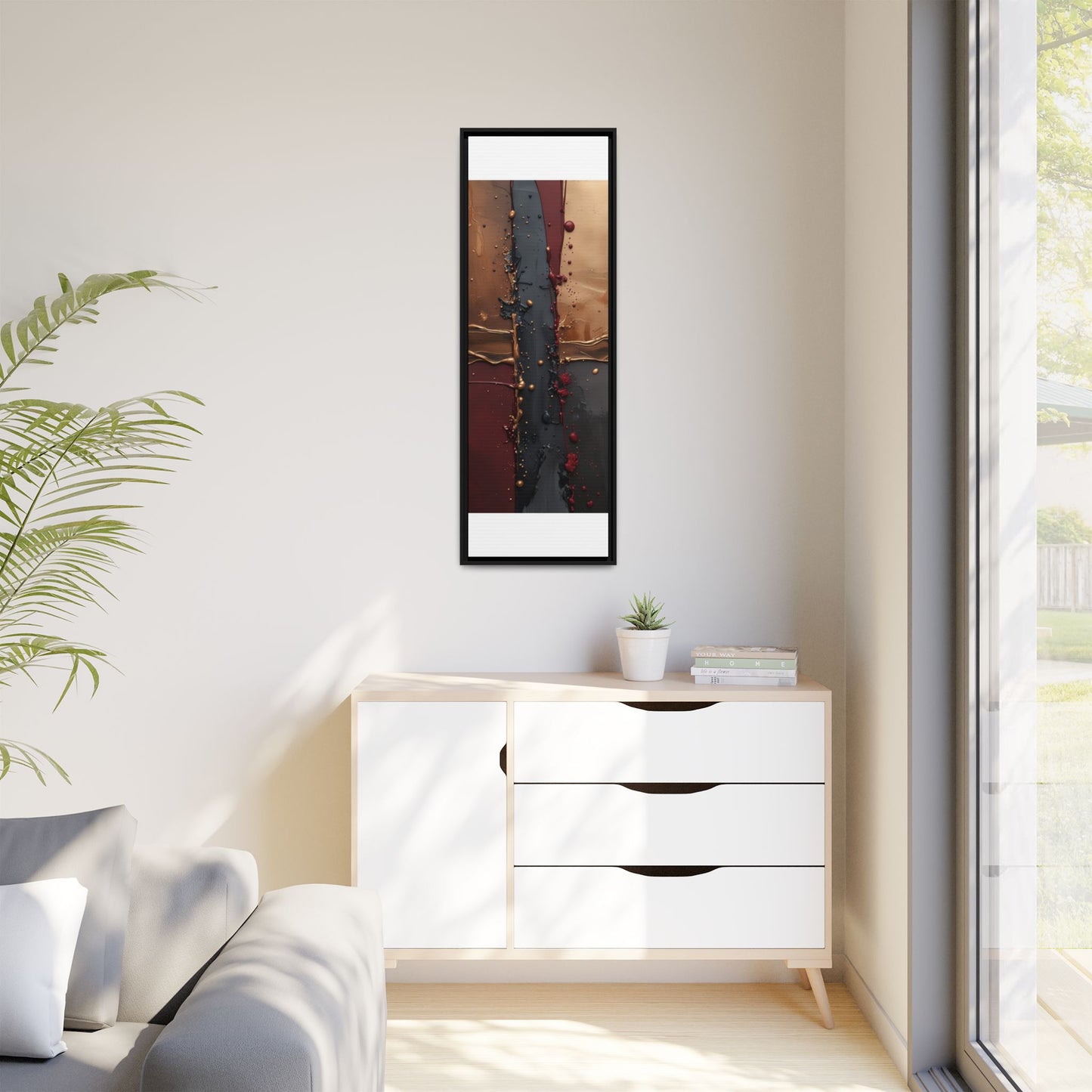 Matte Canvas, Framed (Multi-color)