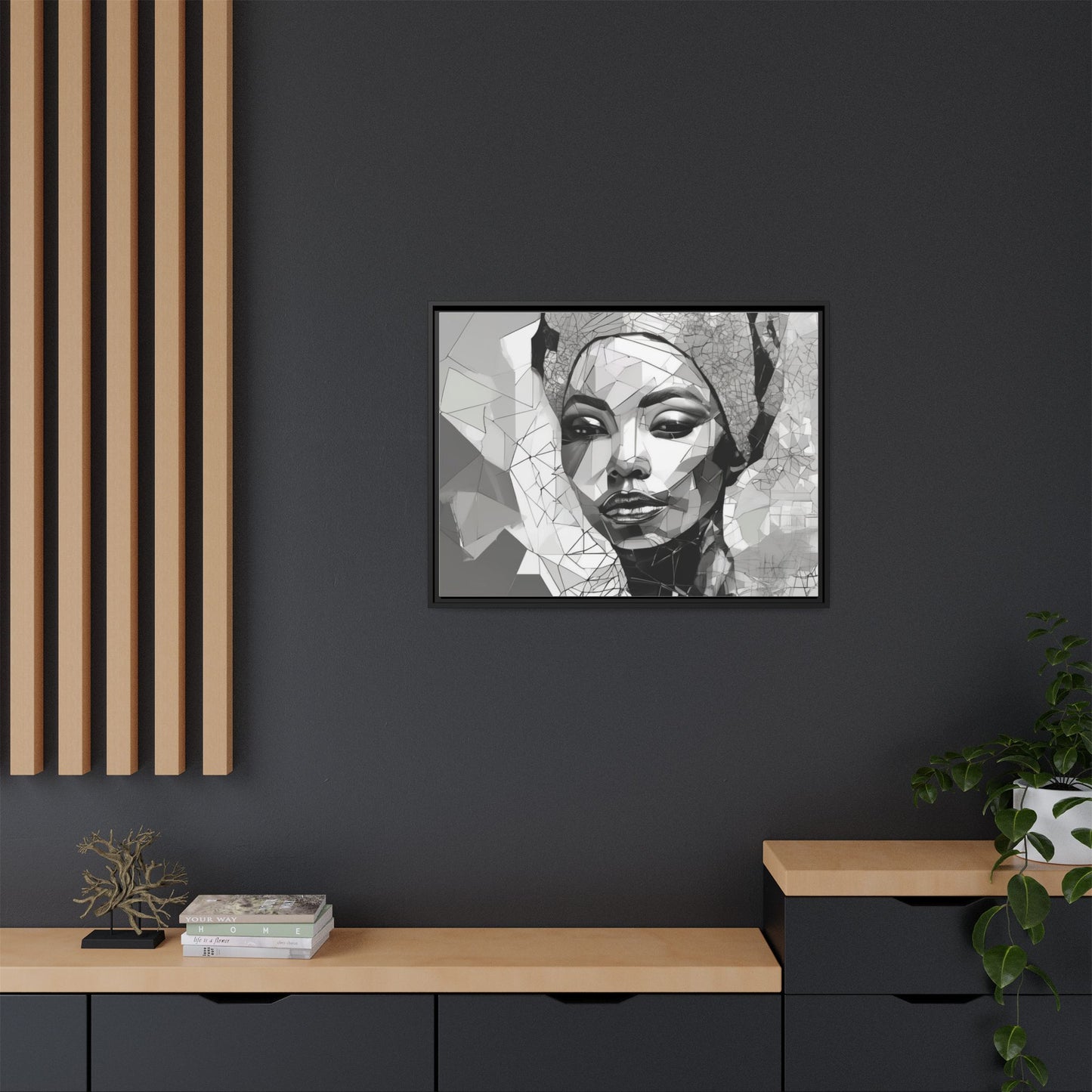 Fractured Grace: Portrait in Prism