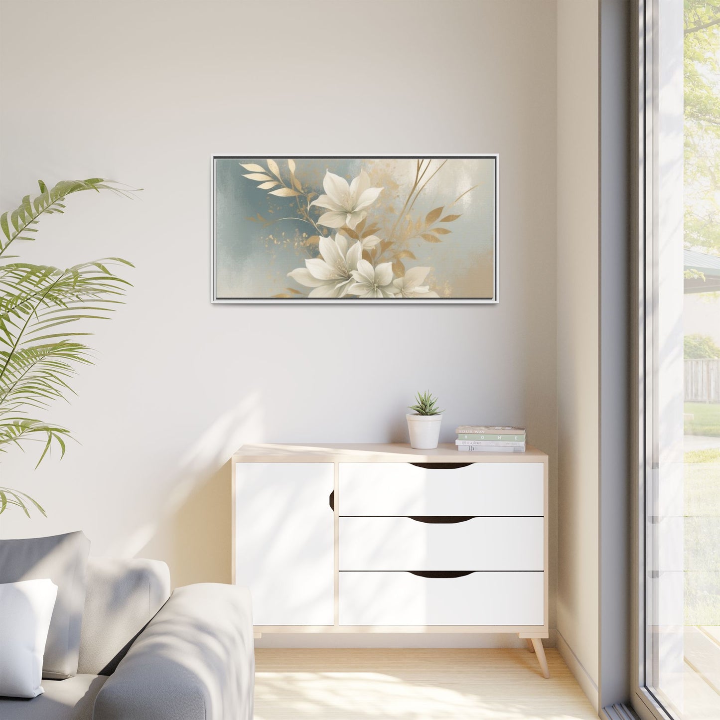 Matte Canvas, Framed (Multi-color)